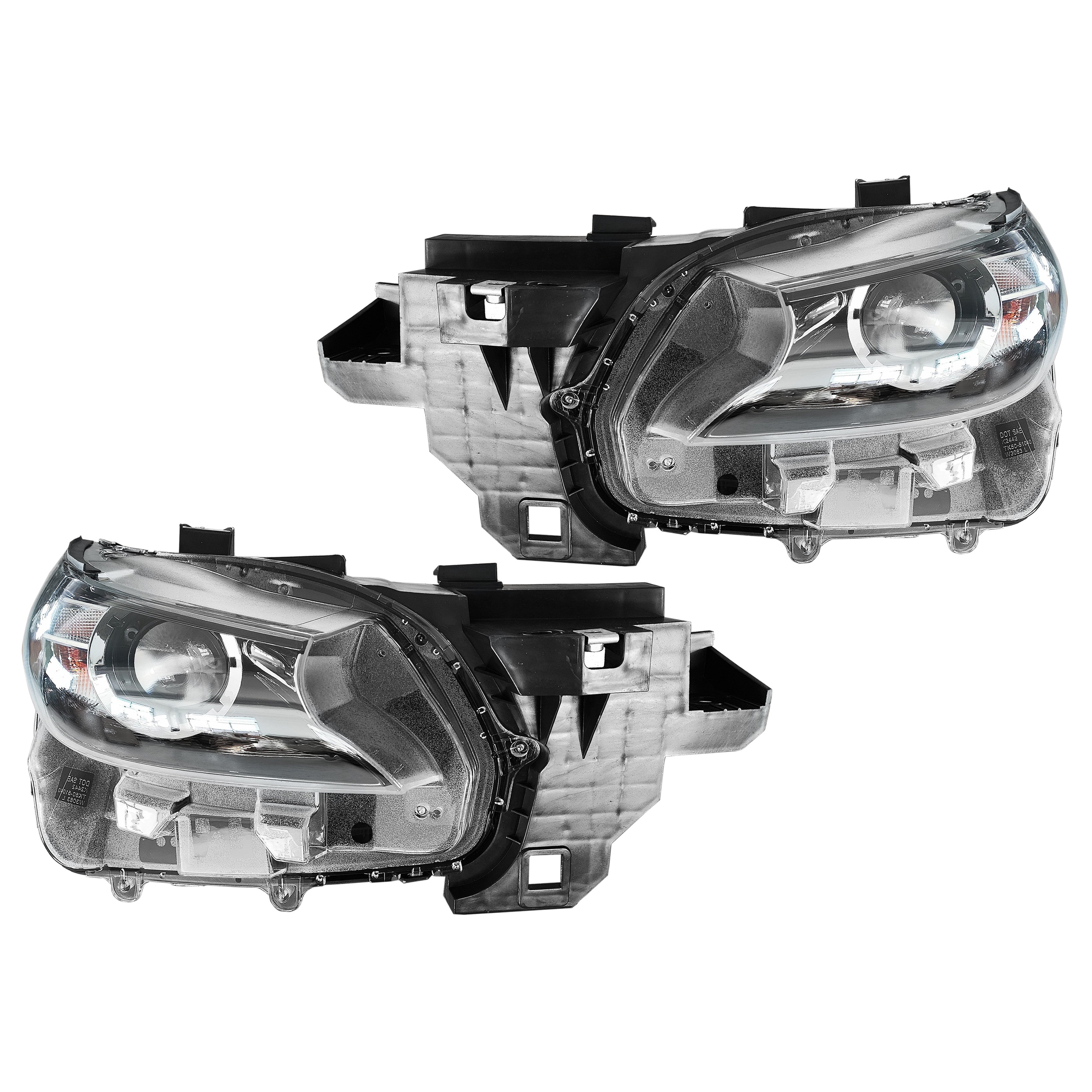 For 2016 2017 2018 2019 2020 2021 Mazda CX9 CX-9 Headlight LED Assembly Driver Passenger Set Pair 2Pcs TM52-51-0L0D TM52-51-0K0D