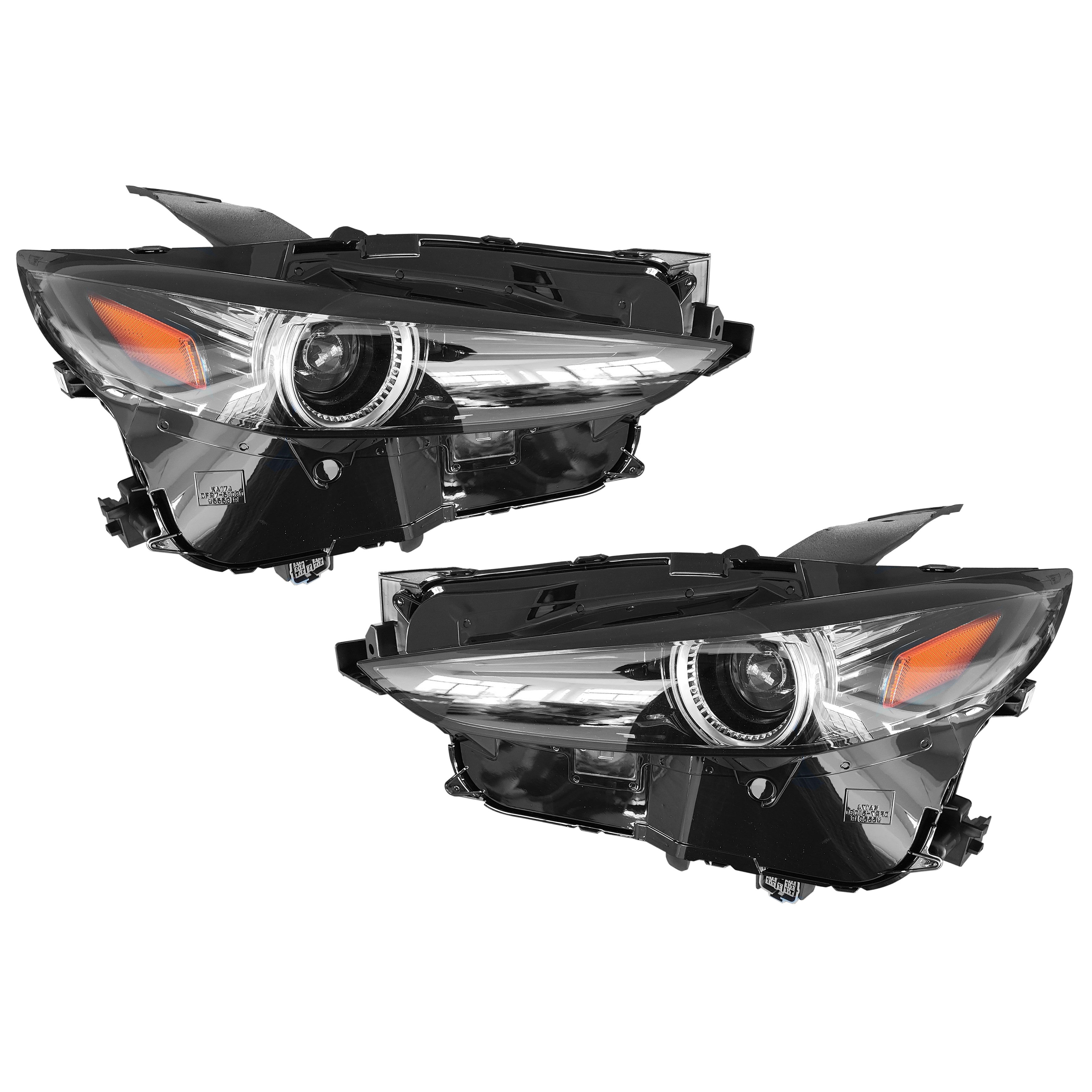 For 2020 2021 2022 2023 2024 2025 Mazda CX30 CX-30 Headlight LED Headlamp Assembly Driver Passenger Pair 2Pcs Set DGH9-51-030A DGH9-51-030A