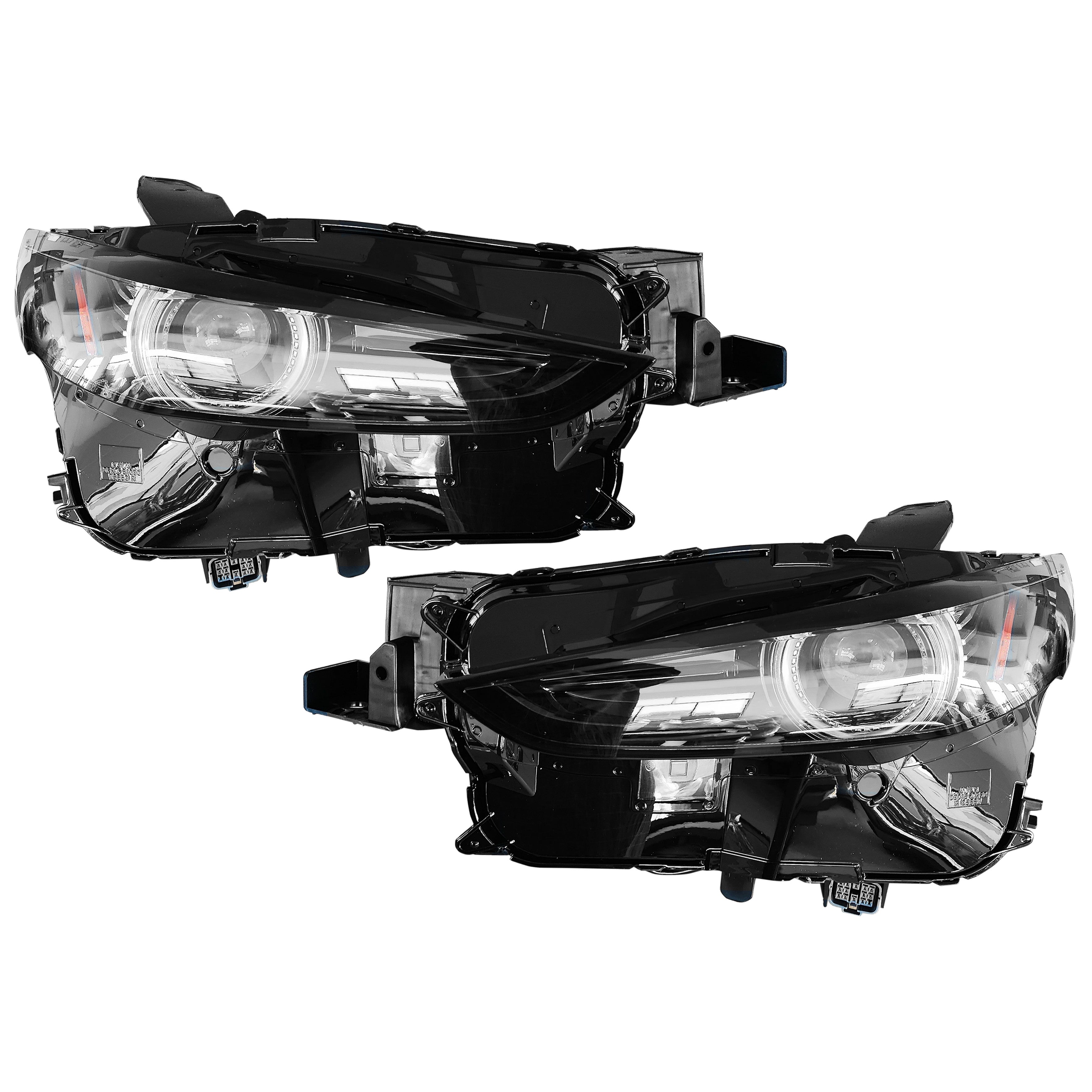 For 2020 2021 2022 2023 2024 2025 Mazda CX30 CX-30 Headlight LED Headlamp Assembly Driver Passenger Pair 2Pcs Set DGH9-51-030A DGH9-51-030A