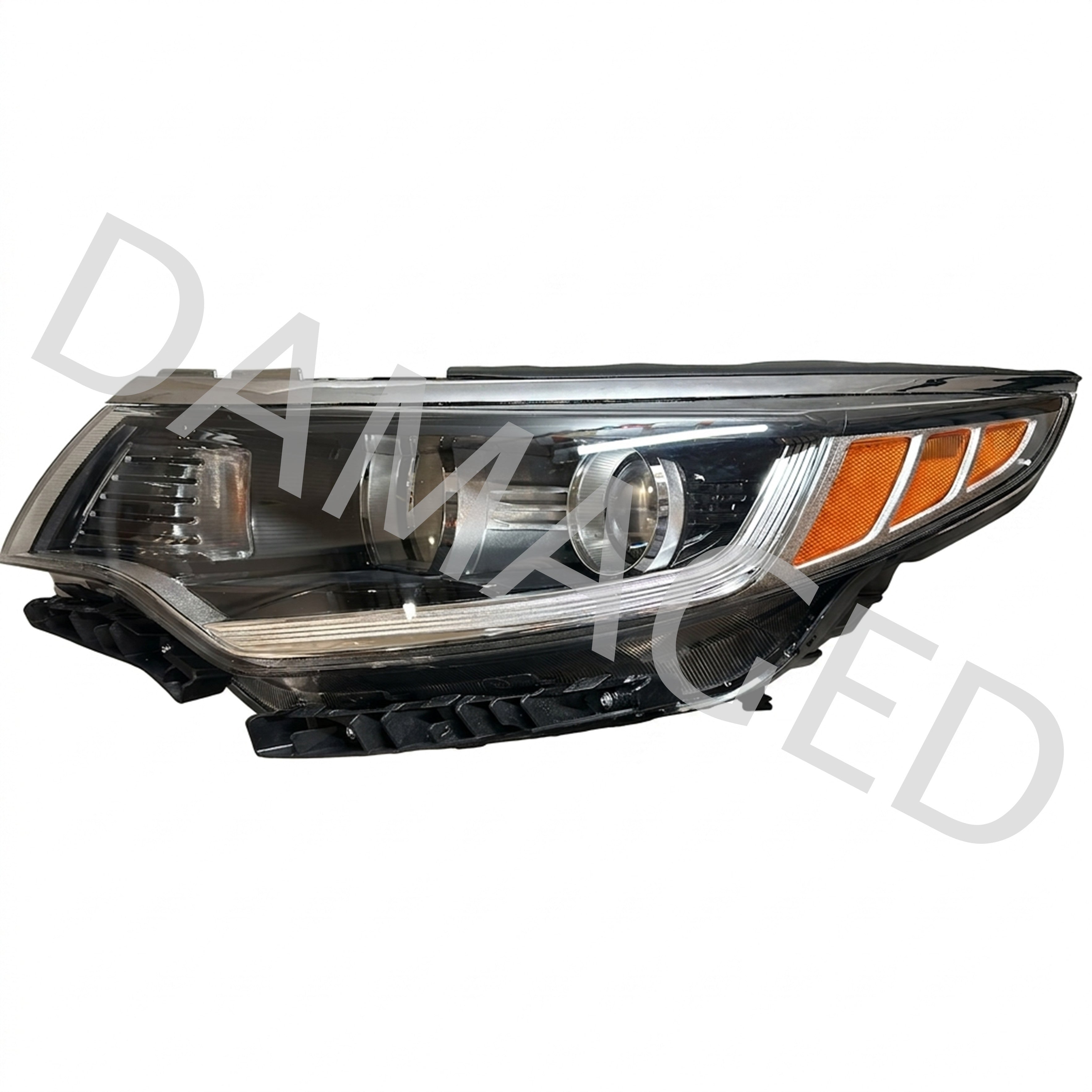 For 2016 2017 2018 Kia Optima Headlight Assembly Driver Halogen 92101D5000 Bulb Damaged