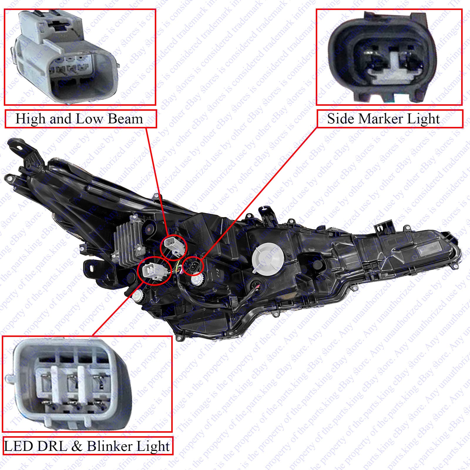 For 2020 2021 2022 Toyota Corolla SE XLE XSE Headlights Headlamps LED Left Right Driver Passenger Side Pair 2Pcs 81130-02S50 81150-02S50