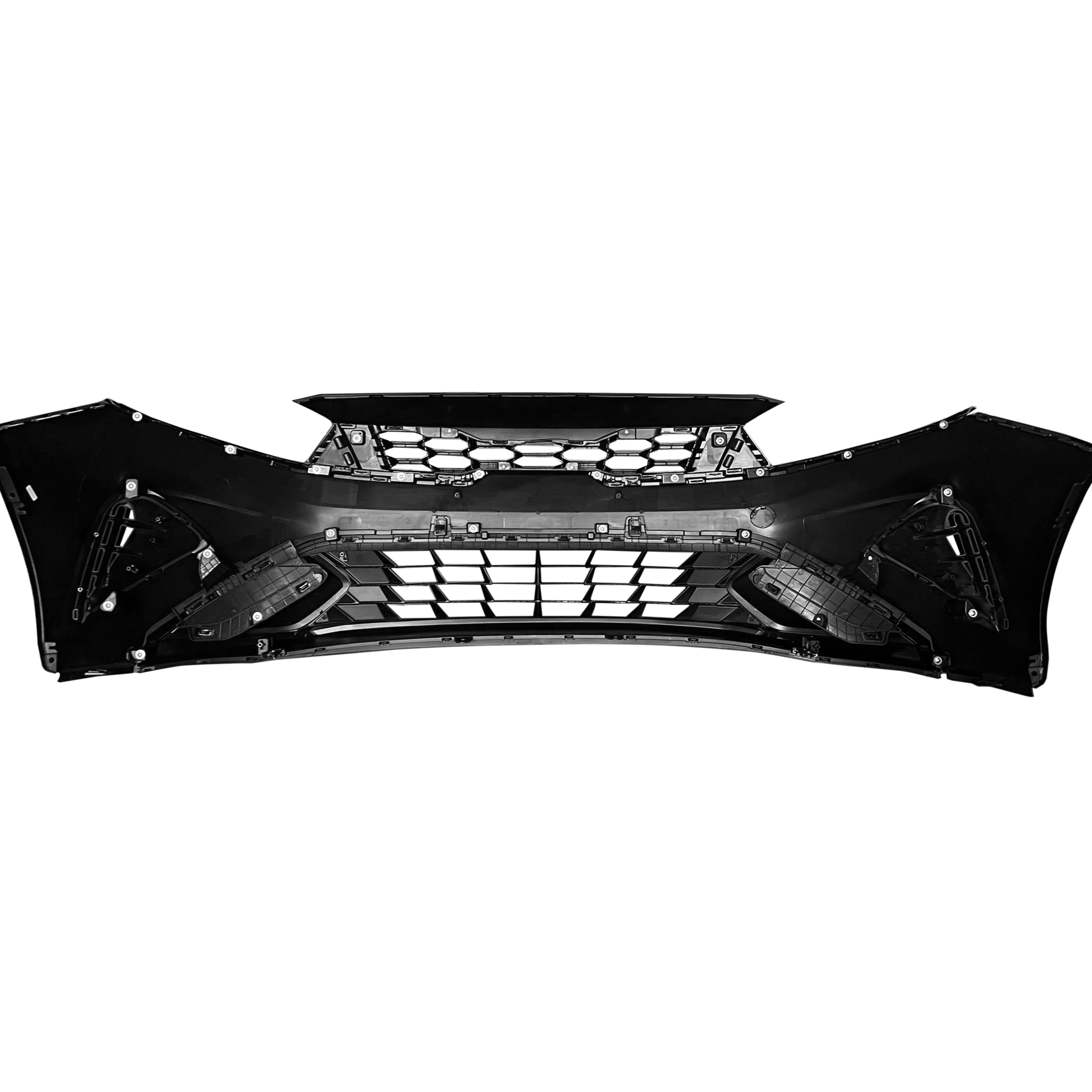 For 2022 2023 2024 Kia Forte Front Bumper with Grilles Fog Cover Assembly Set