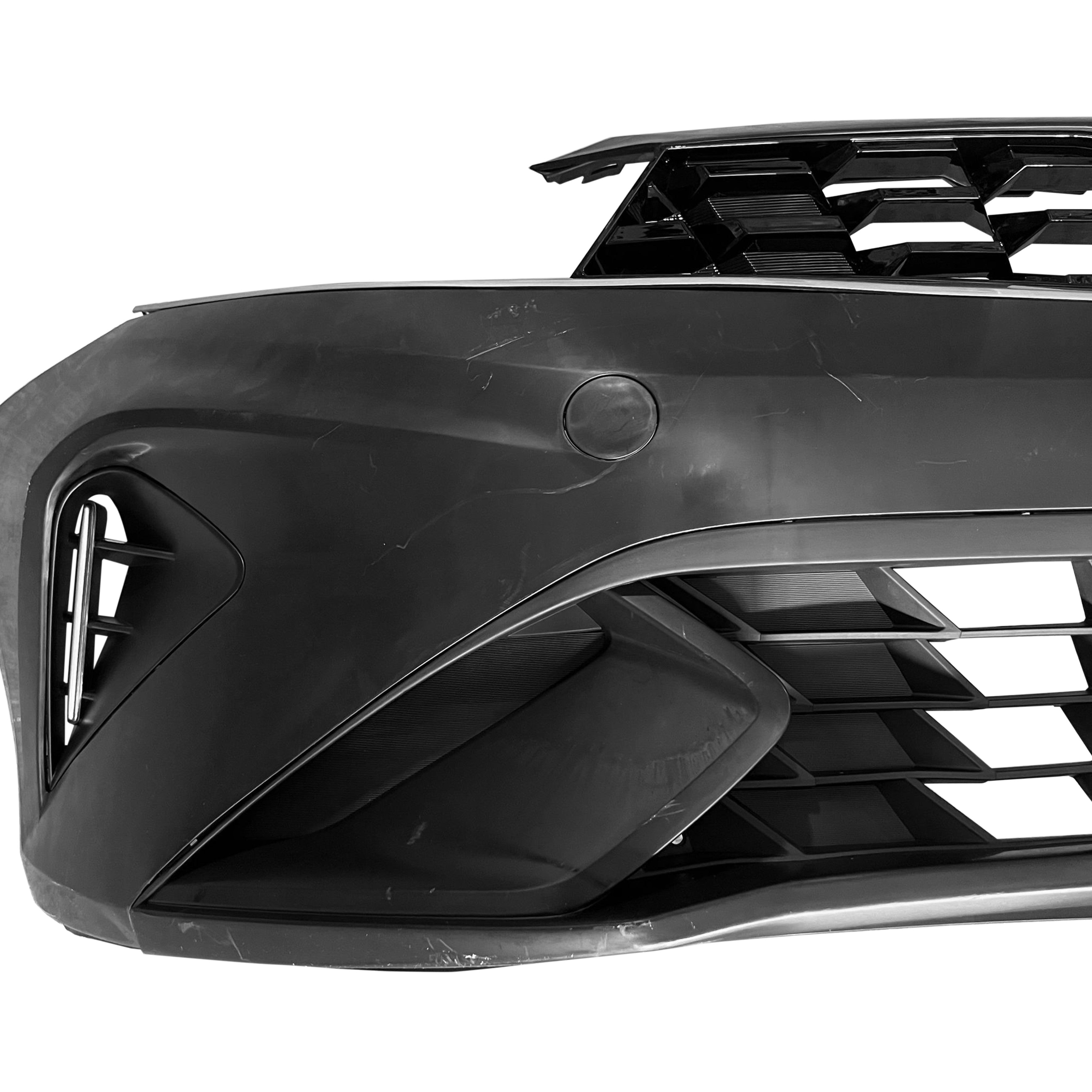 For 2022 2023 2024 Kia Forte Front Bumper with Grilles Fog Cover Assembly Set