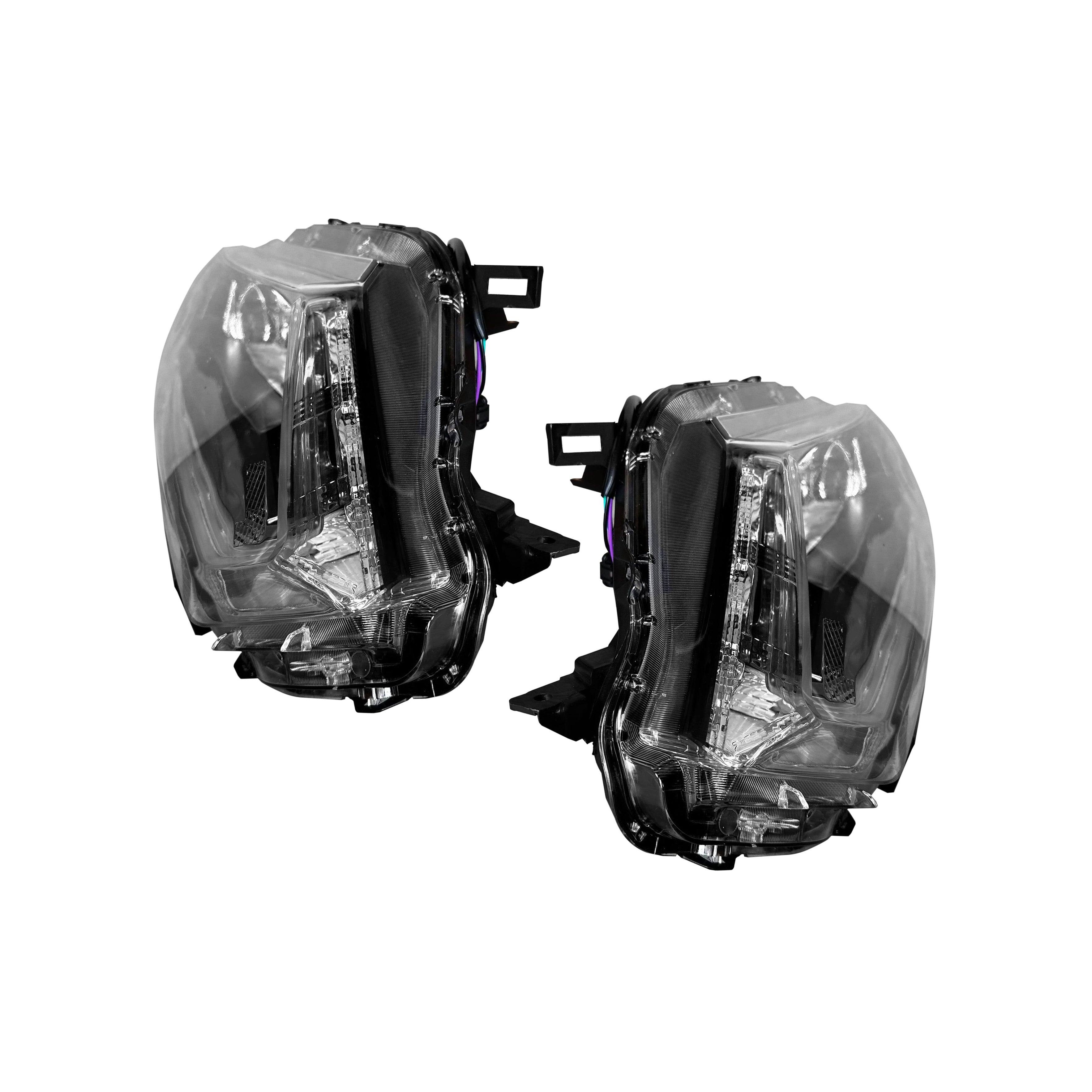 For 2014 2015 2016 Nissan Rogue Headlight Halogen Assembly Driver Passenger Pair Set 2Pcs 260604BA0A 260104BA2A