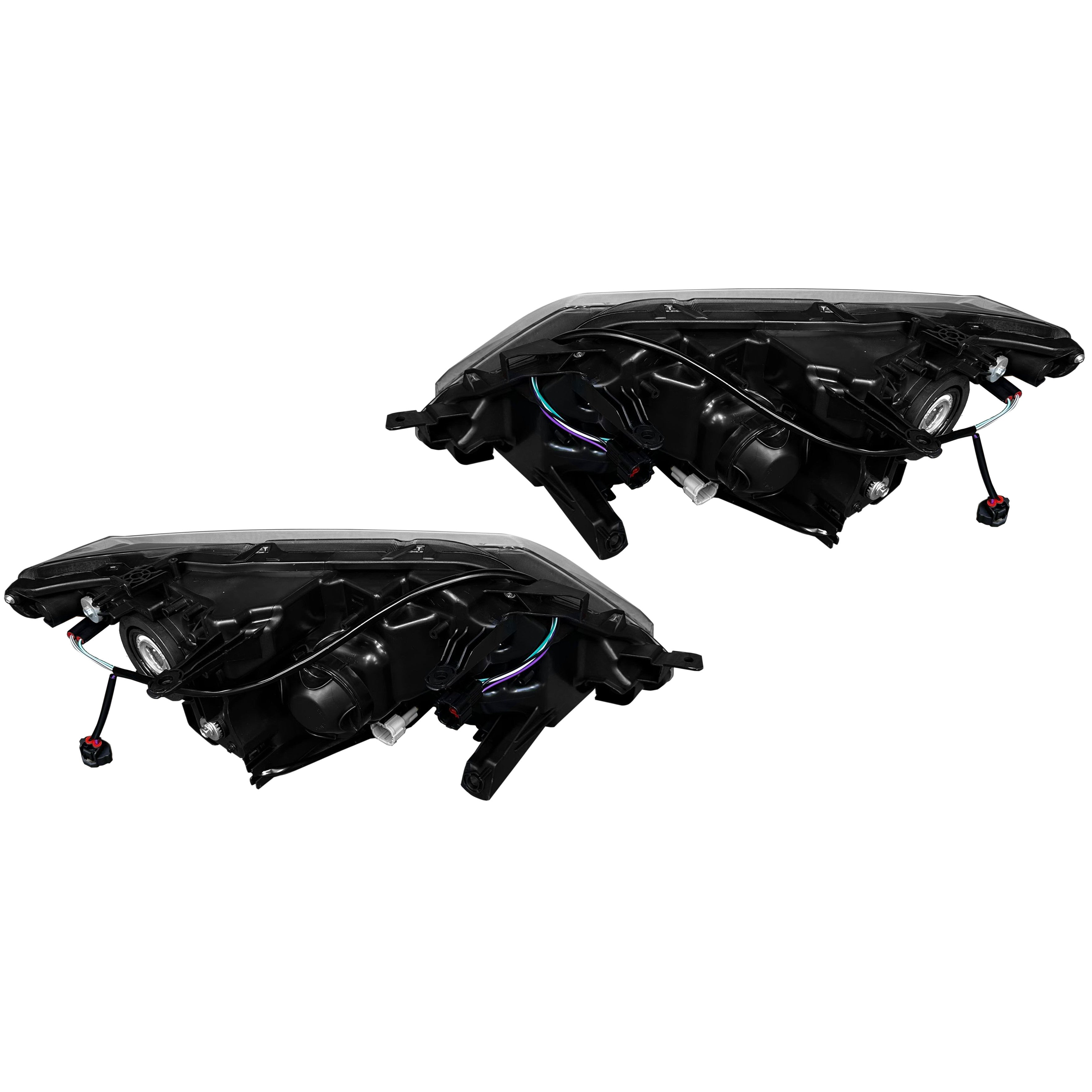 For 2014 2015 2016 Nissan Rogue Headlight Halogen Assembly Driver Passenger Pair Set 2Pcs 260604BA0A 260104BA2A