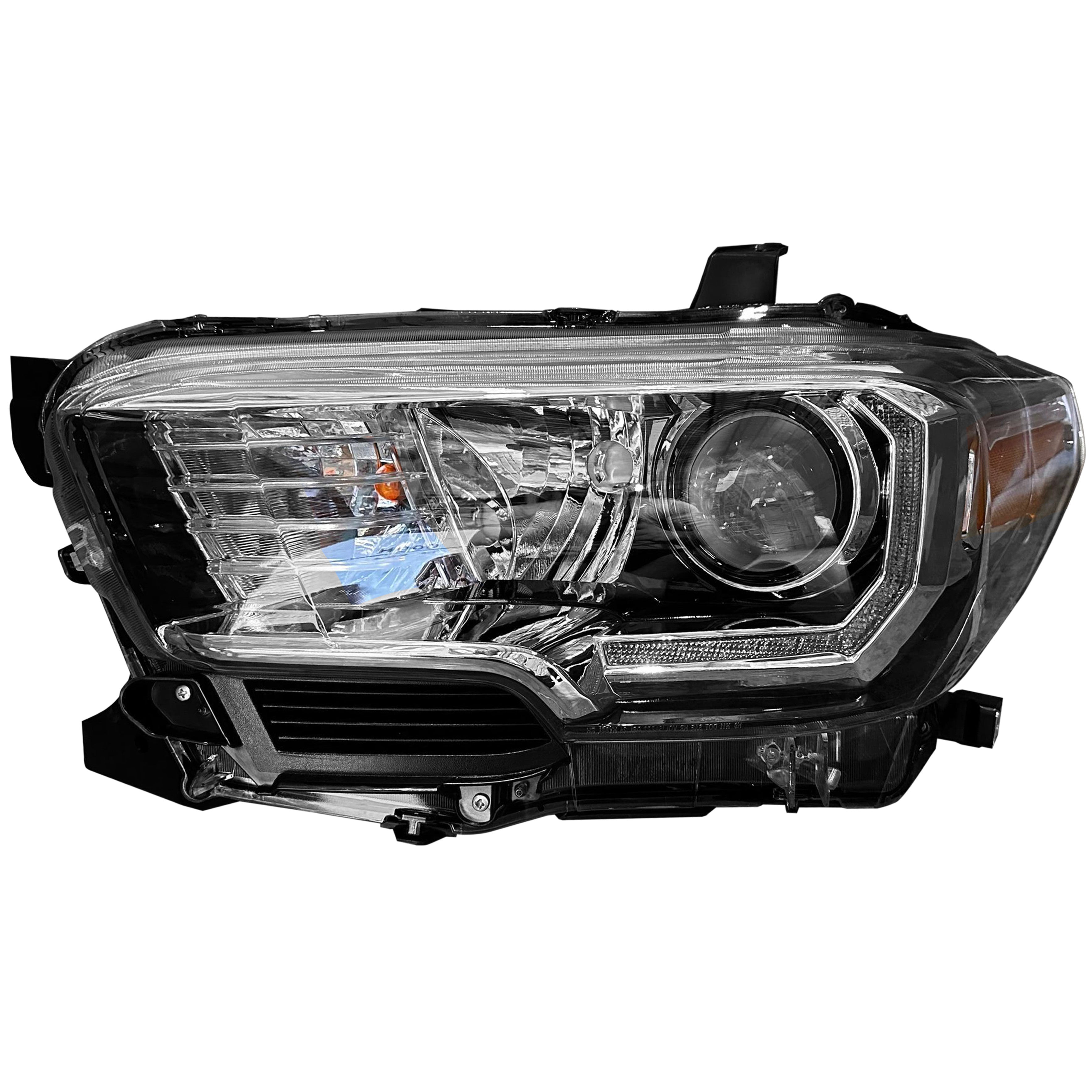 For 2016 2017 2018 2019 2020 2021 2022 2023 Toyota Tacoma Headlight Halogen with LED Assembly Left Driver Side LH 8115004250 8115004260