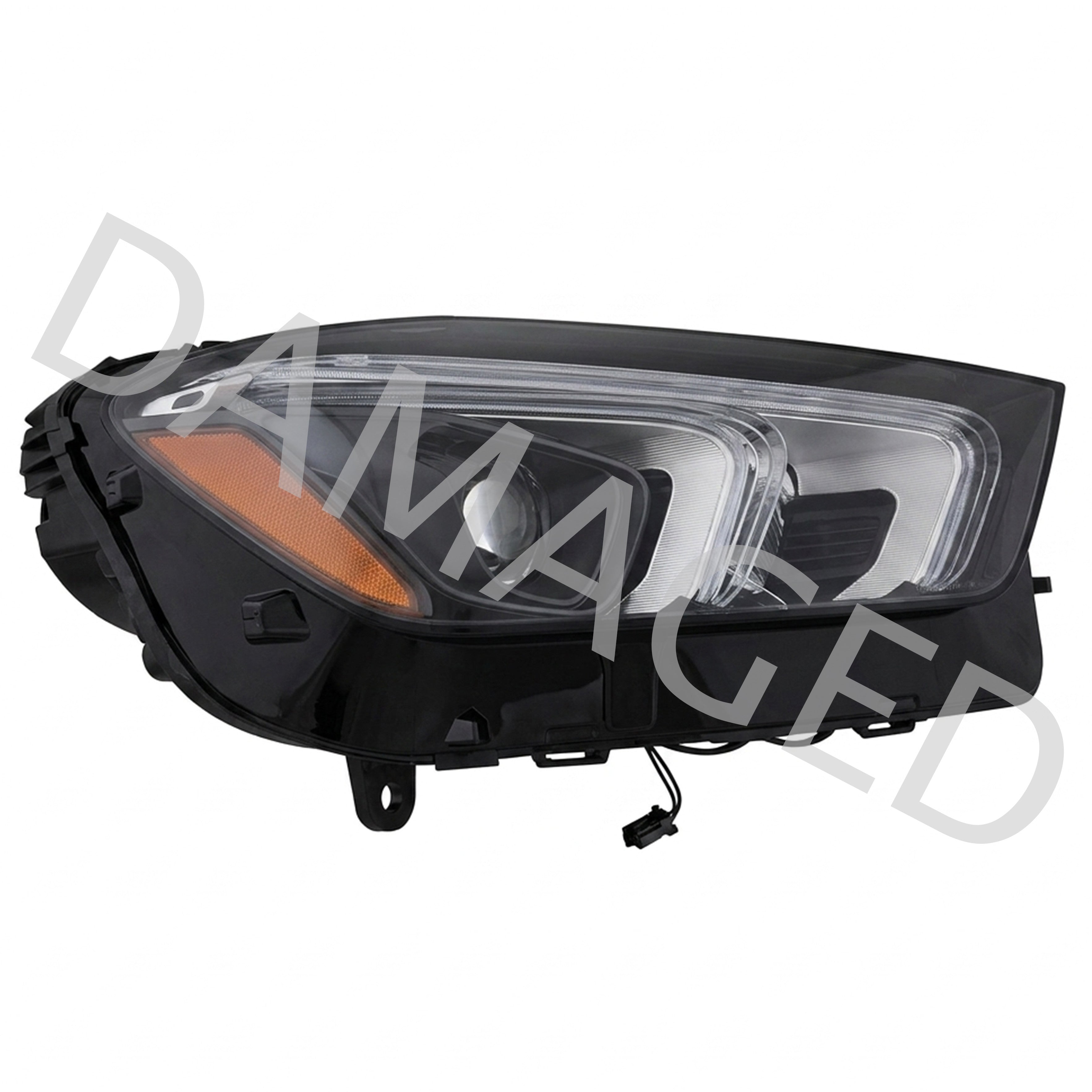 2020 2021 2022 Mercedes Benz GLE Class Front LED Headlight Assembly Right Passenger Side Damaged