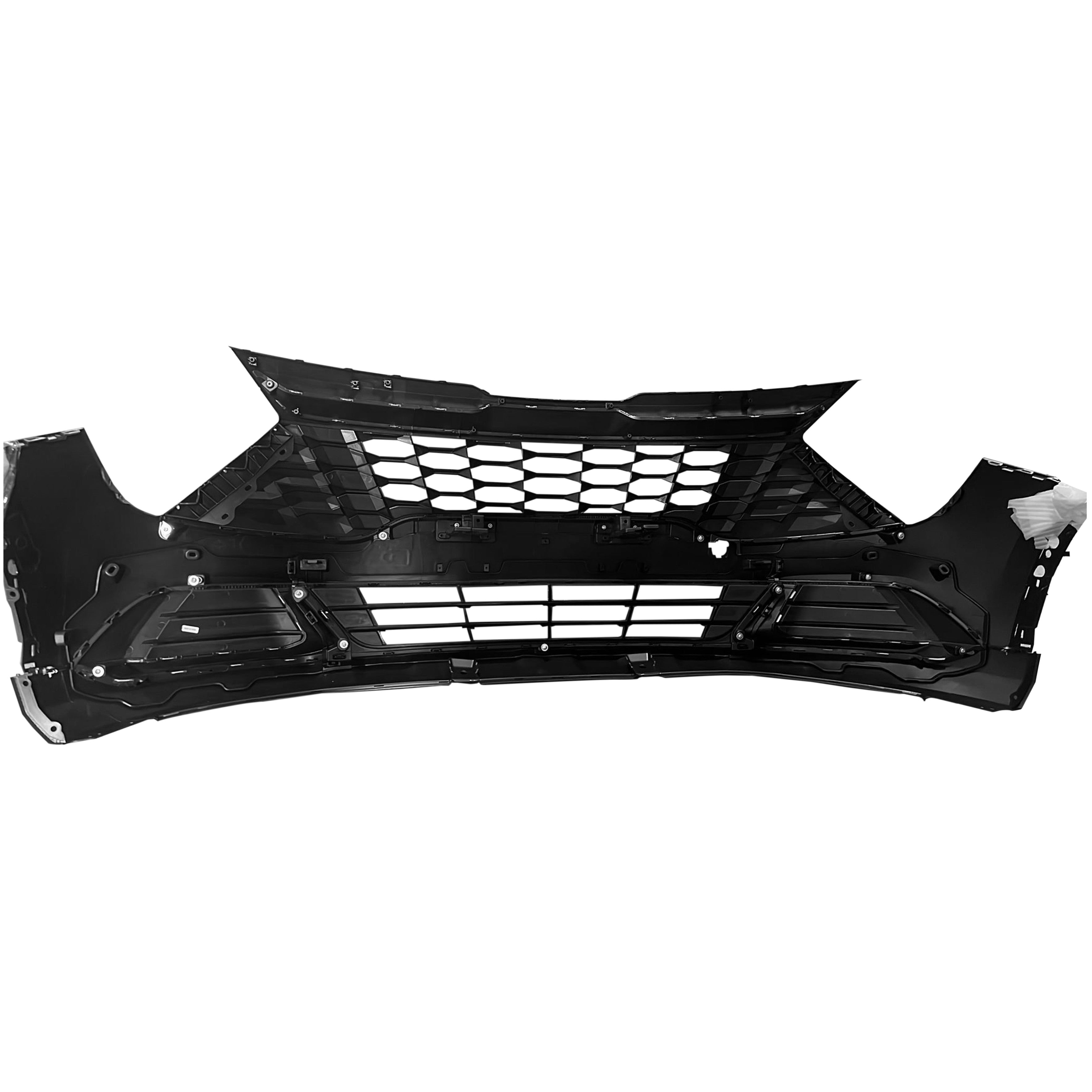 For 2023 2024 2025 Kia Sportage SX EX LX Front Bumper with Upper Lower Grille Fog Cover & Front Headlight LED Driver Passenger Side Set Pair Assembly Set