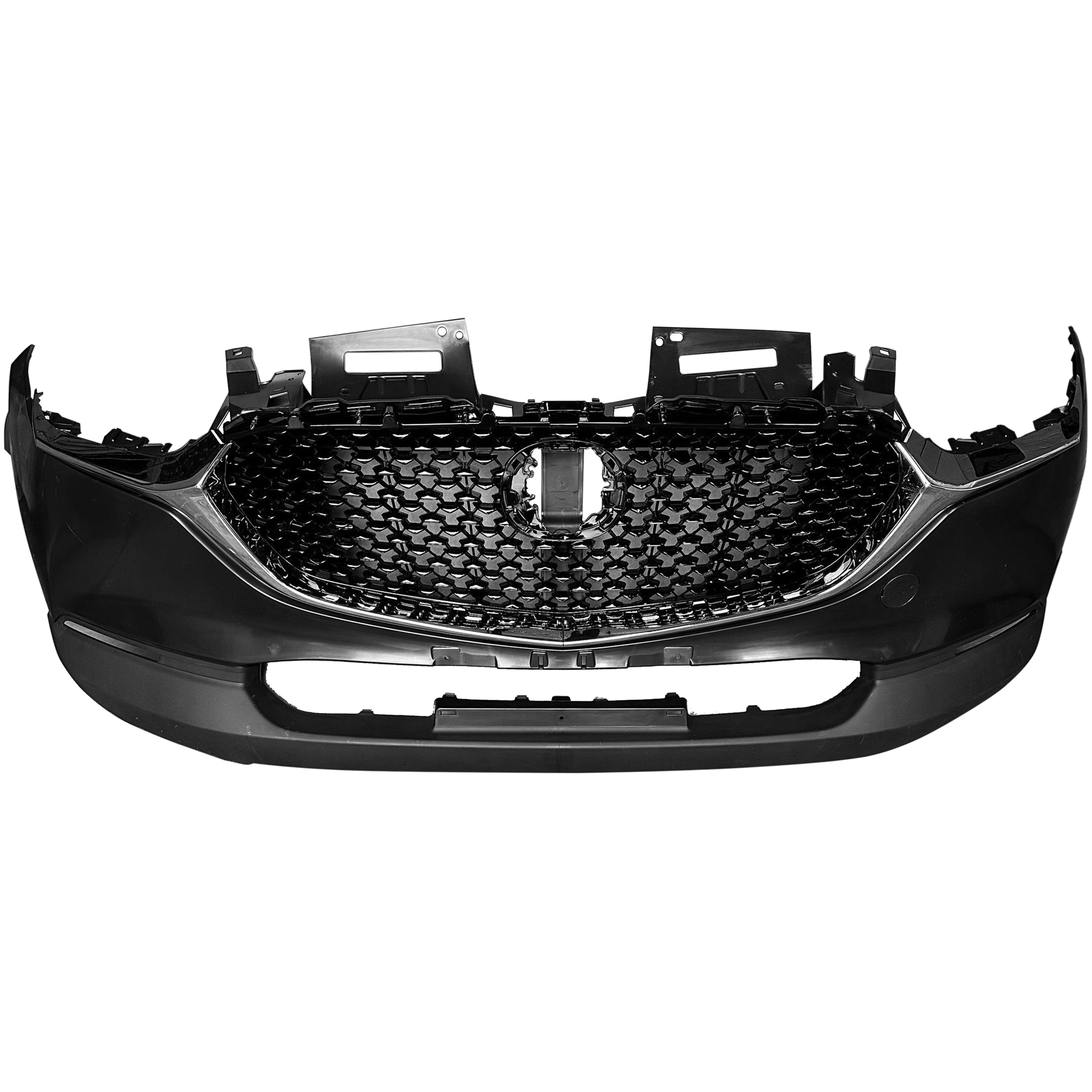 For 2020 2021 2022 2023 2024 2025 Mazda CX-30 CX30 Front Bumper with Grilles Fog Cover Assembly Set