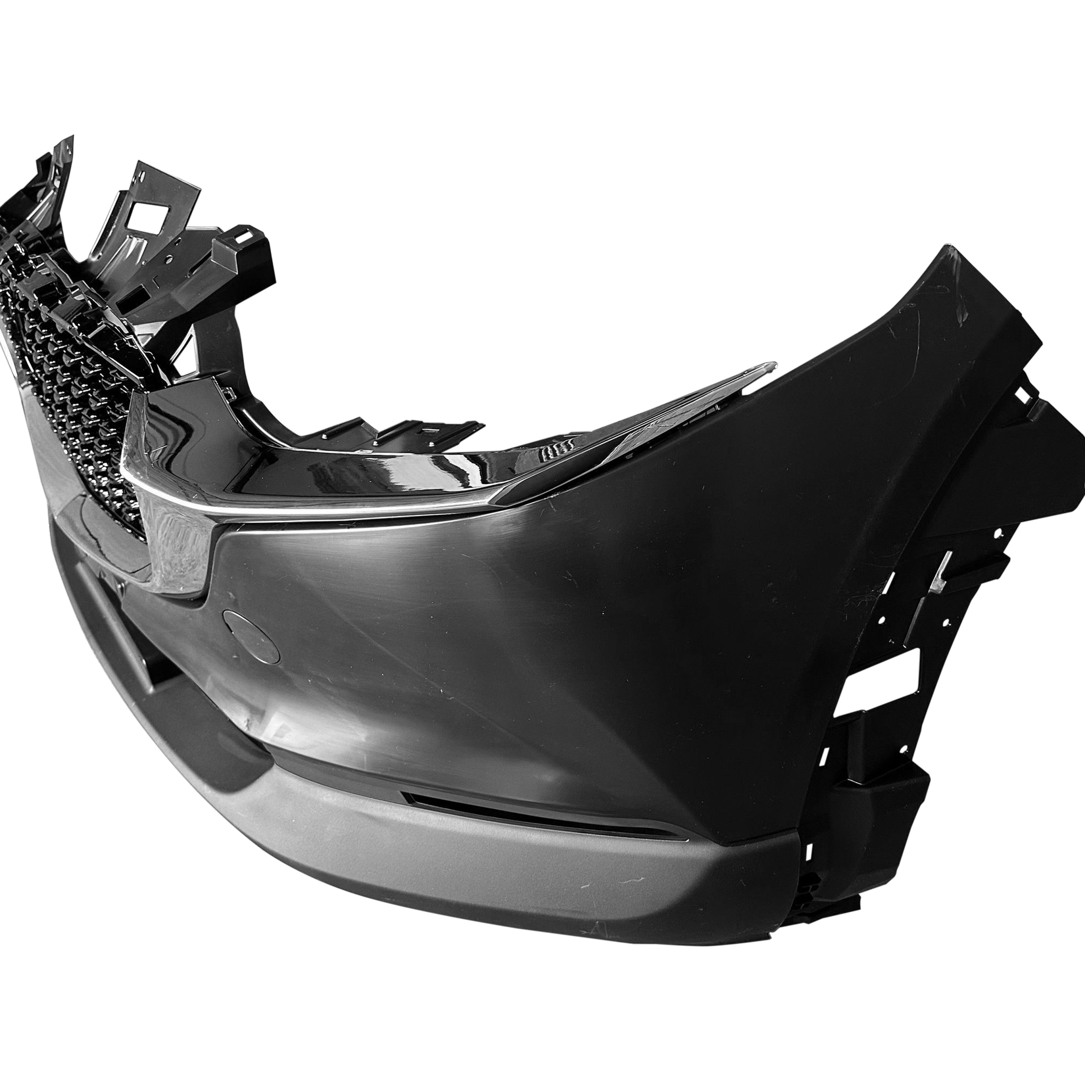 For 2020 2021 2022 2023 2024 2025 Mazda CX-30 CX30 Front Bumper with Grilles Fog Cover Assembly Set