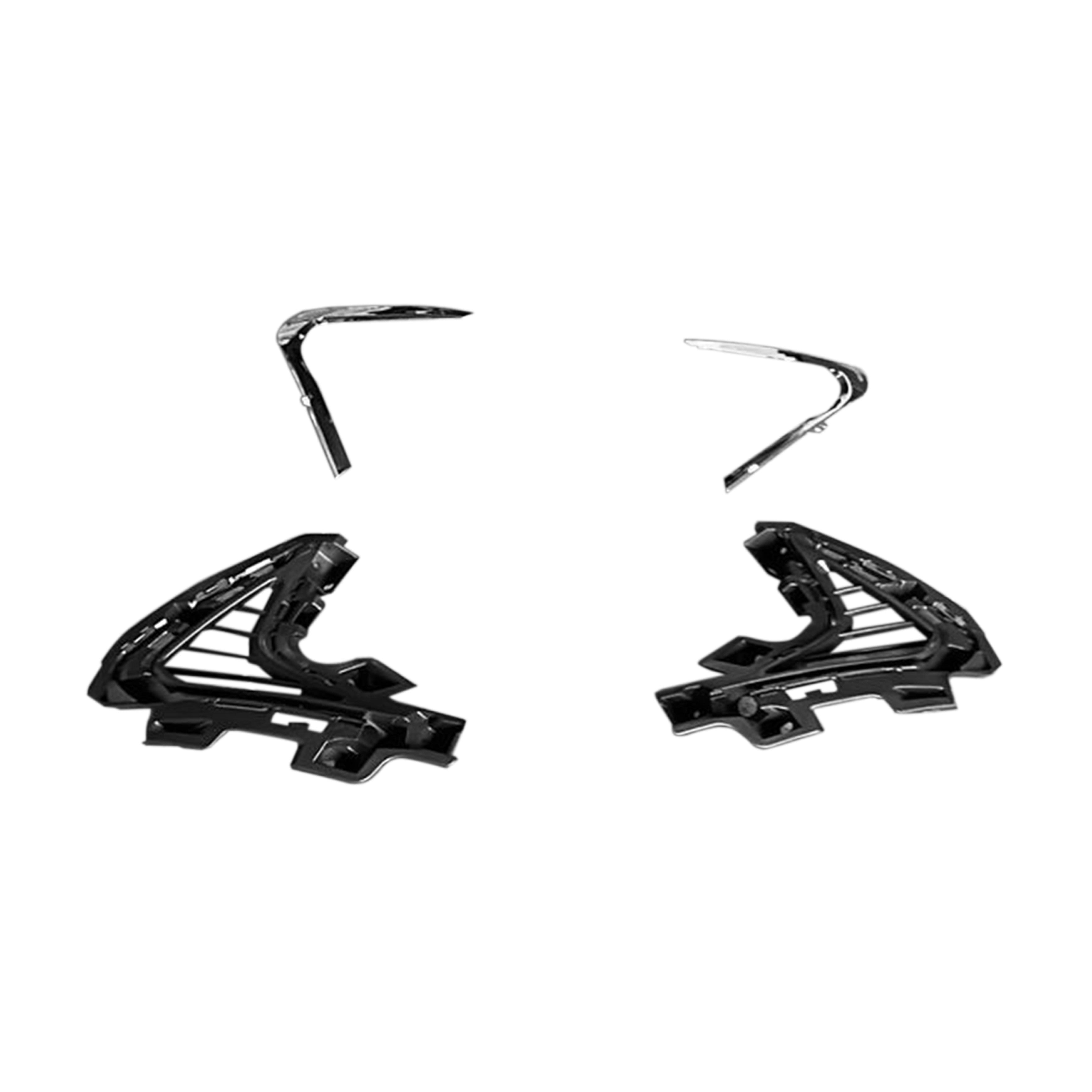 For 2020 2021 2022 2023 Hyundai Sonata Front Bumper with Grilles & Fog Cover Assembly Set