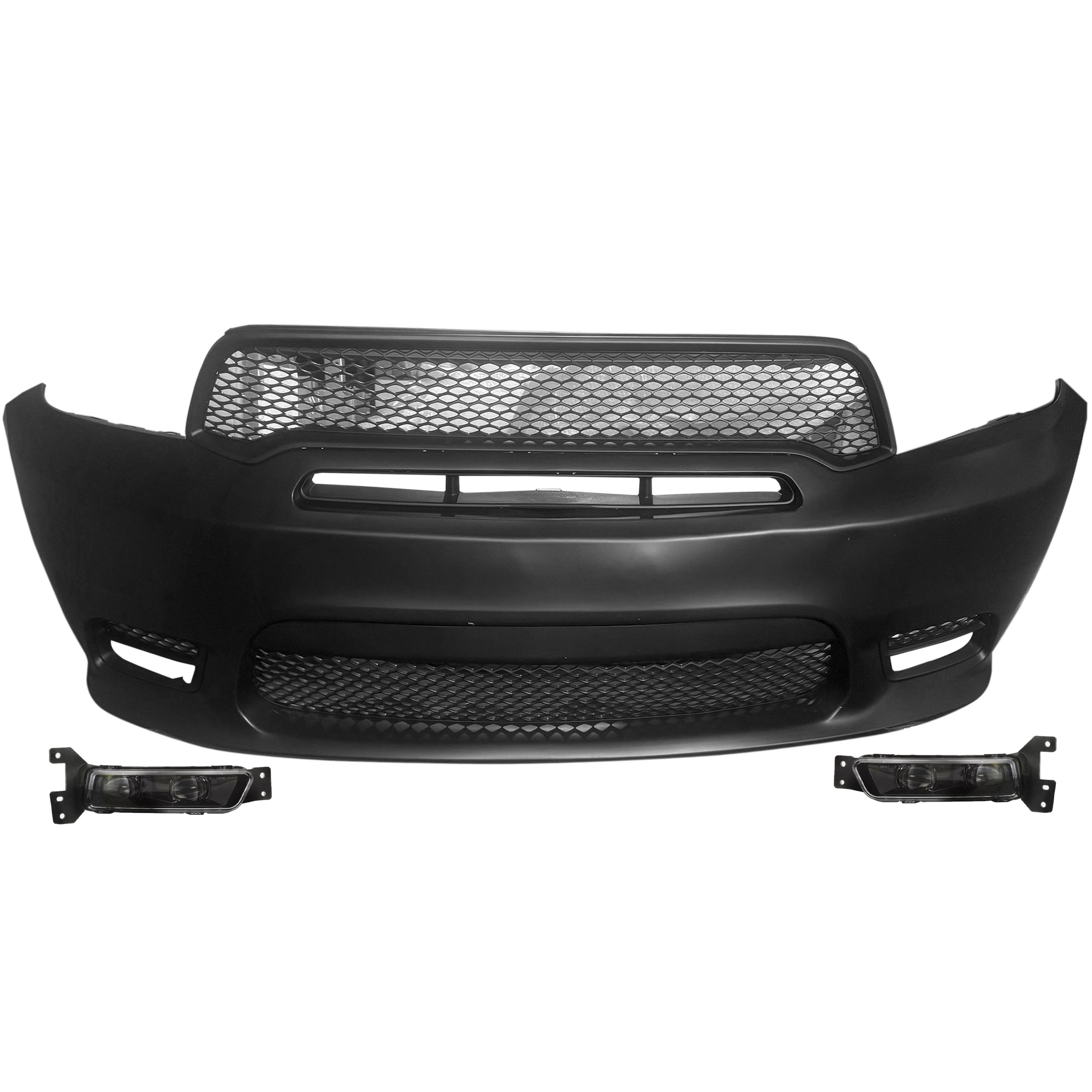 For 2014 2015 2016 2017 2018 2019 2020 Dodge Durango Front Bumper with Grilles & Fog Cover Assembly Set SRT Hellcat