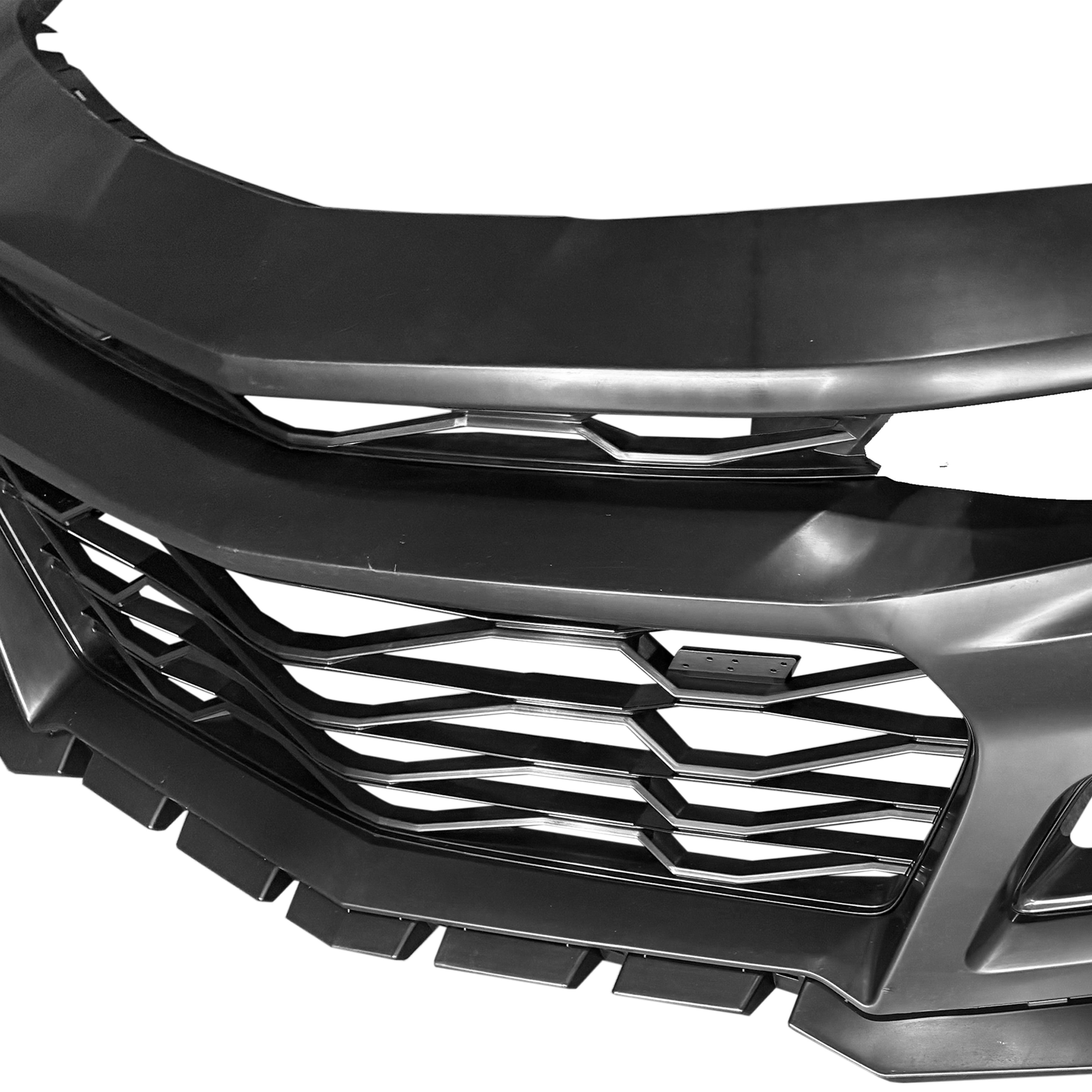 For 2019 2020 2021 2022 2023 Dodge Camaro Front Bumper with Grilles & Fog Cover Assembly Set