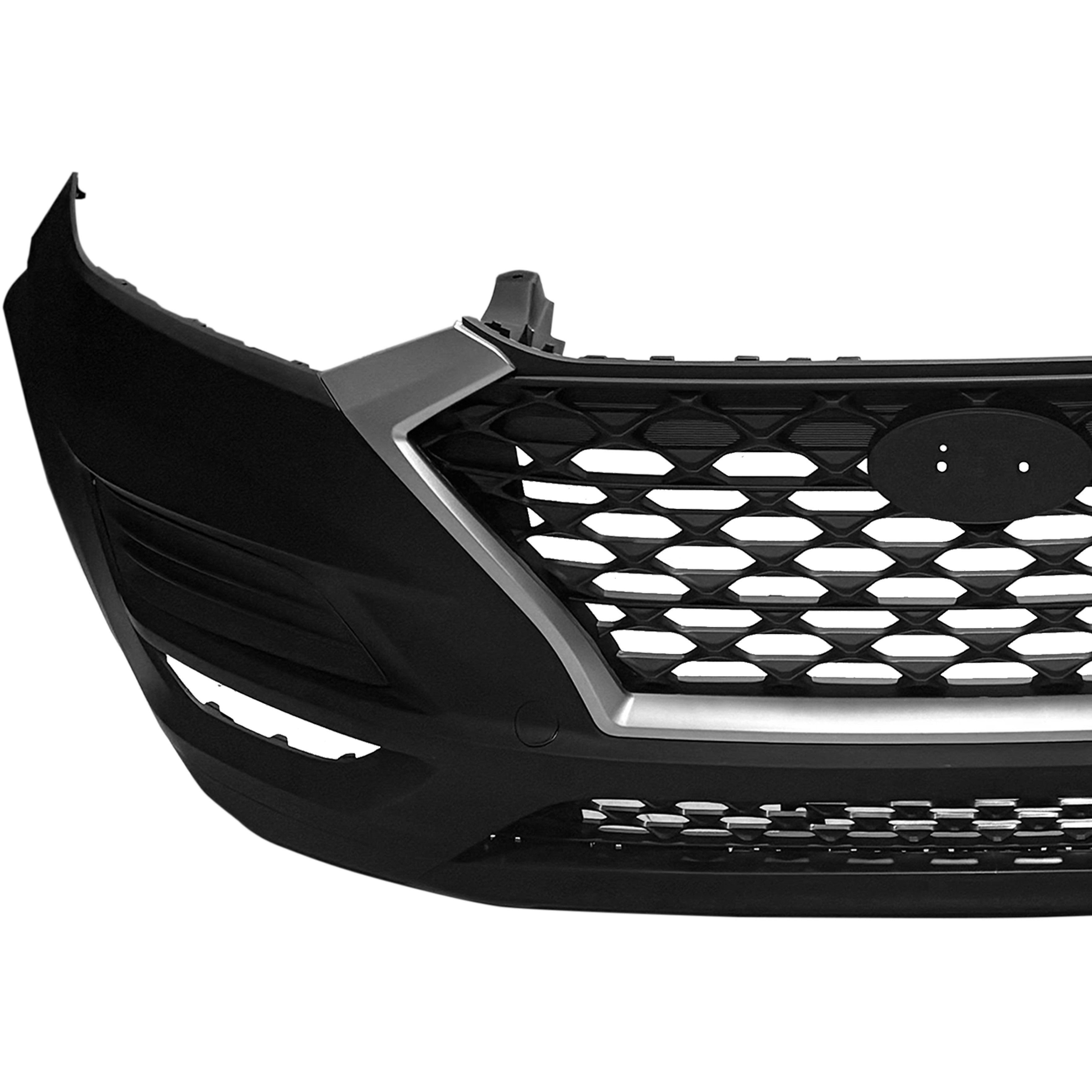 For 2019 2020 2021 Hyundai Tucson Front Bumper with Grilles Assembly Set