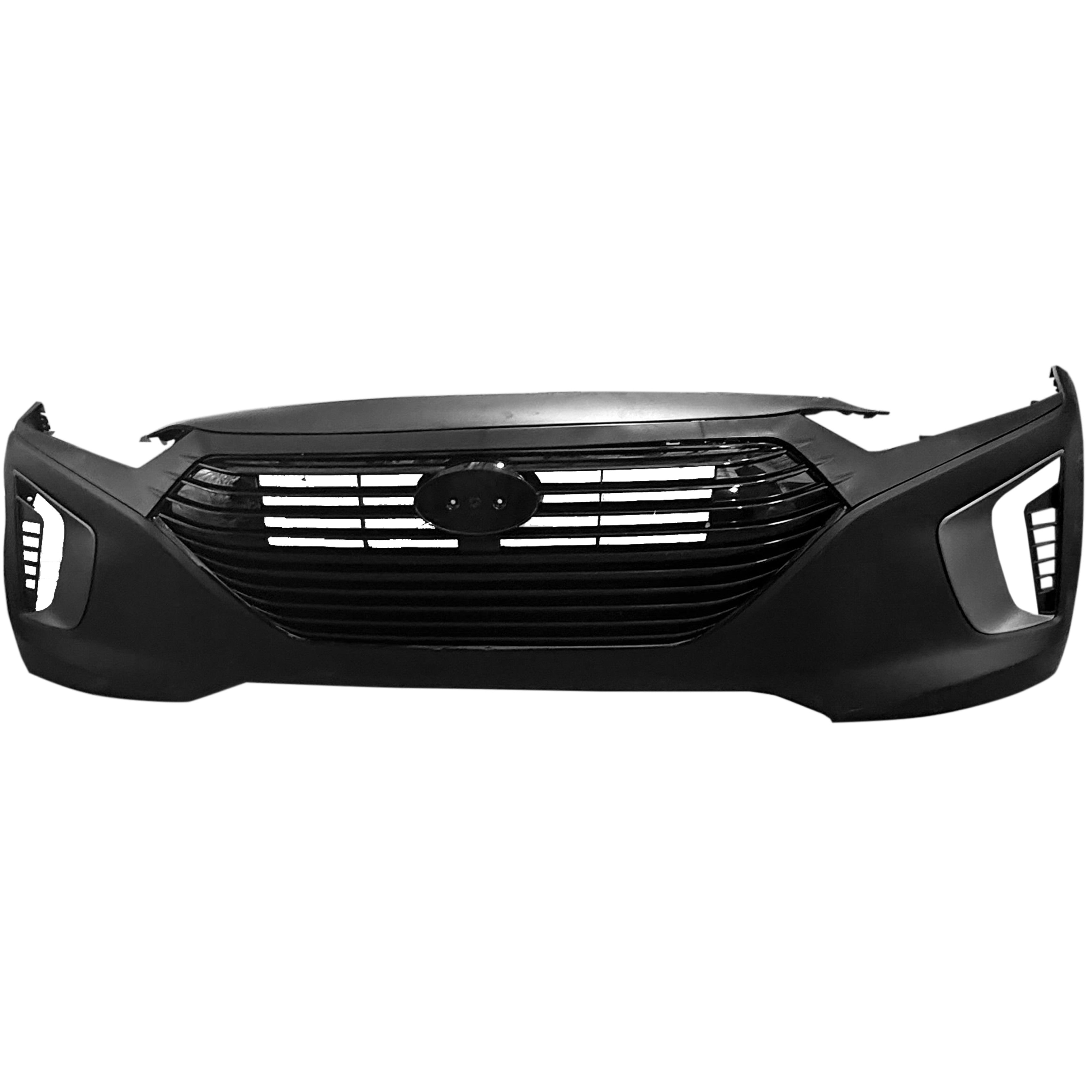 For 2017 2018 2019 Hyundai Ioniq Front Bumper with Grilles & Fog Cover Assembly Set