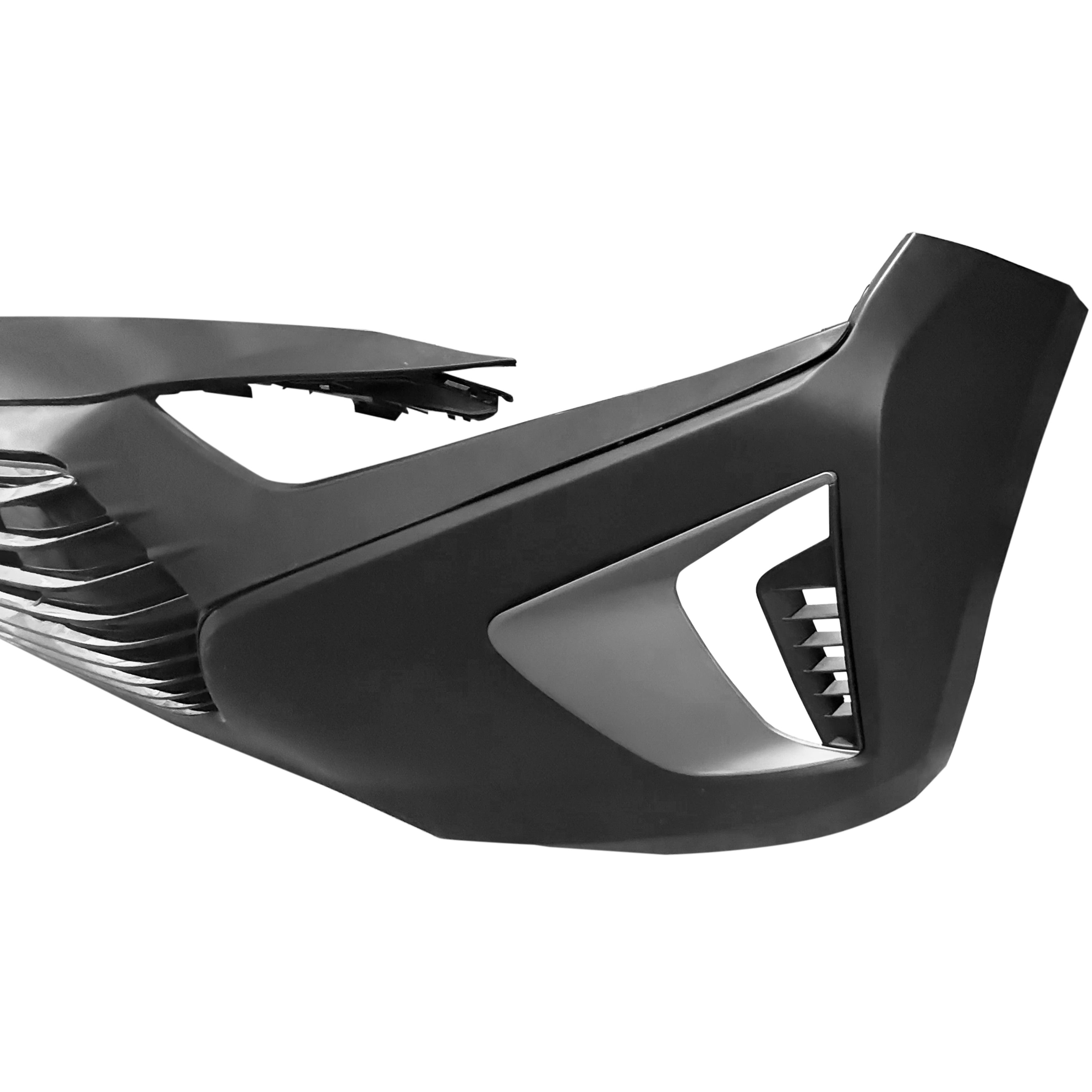 For 2017 2018 2019 Hyundai Ioniq Front Bumper with Grilles & Fog Cover Assembly Set