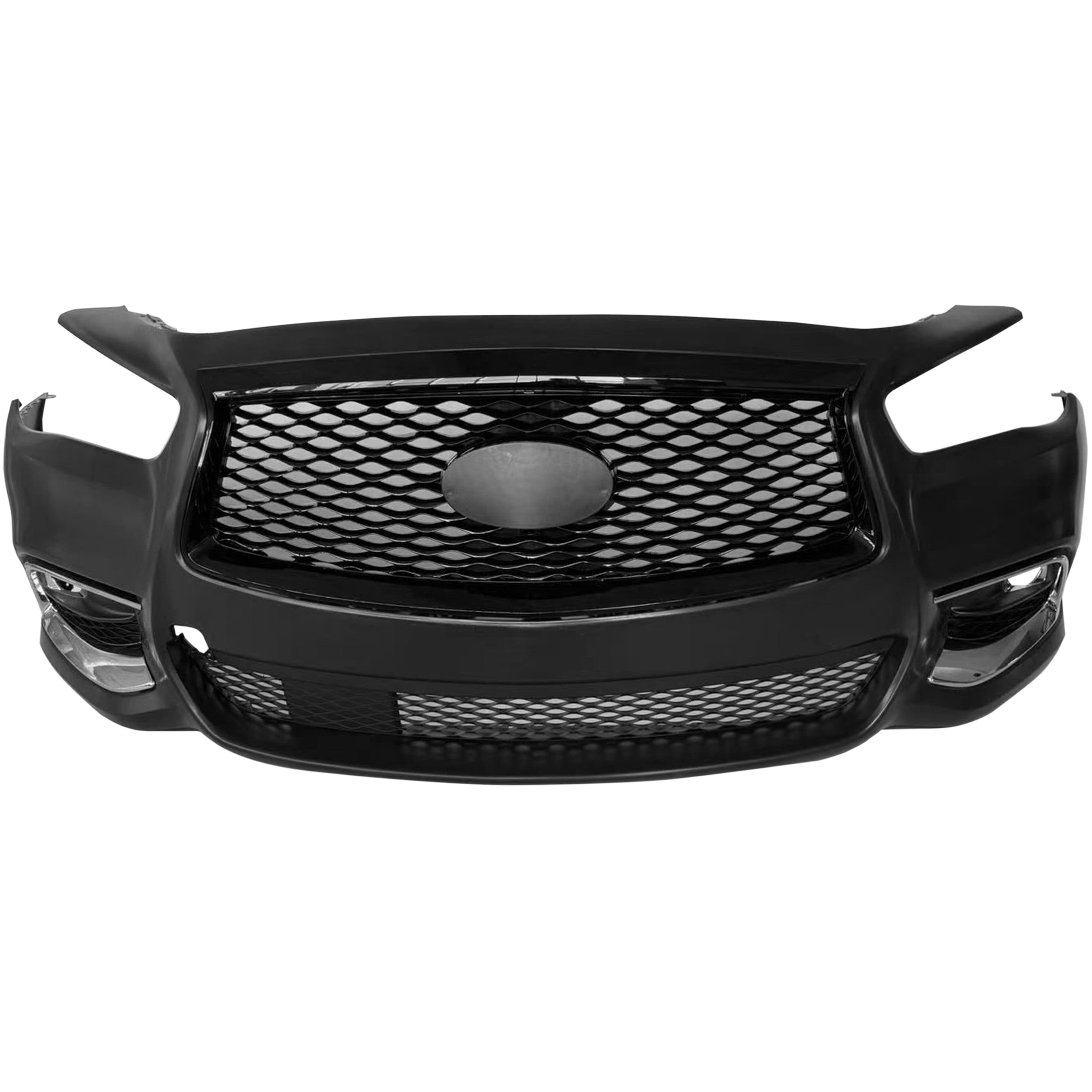 For 2016 2017 2018 2019 2020 Infiniti QX60 Front Bumper with Grilles & Fog Cover Assembly Set