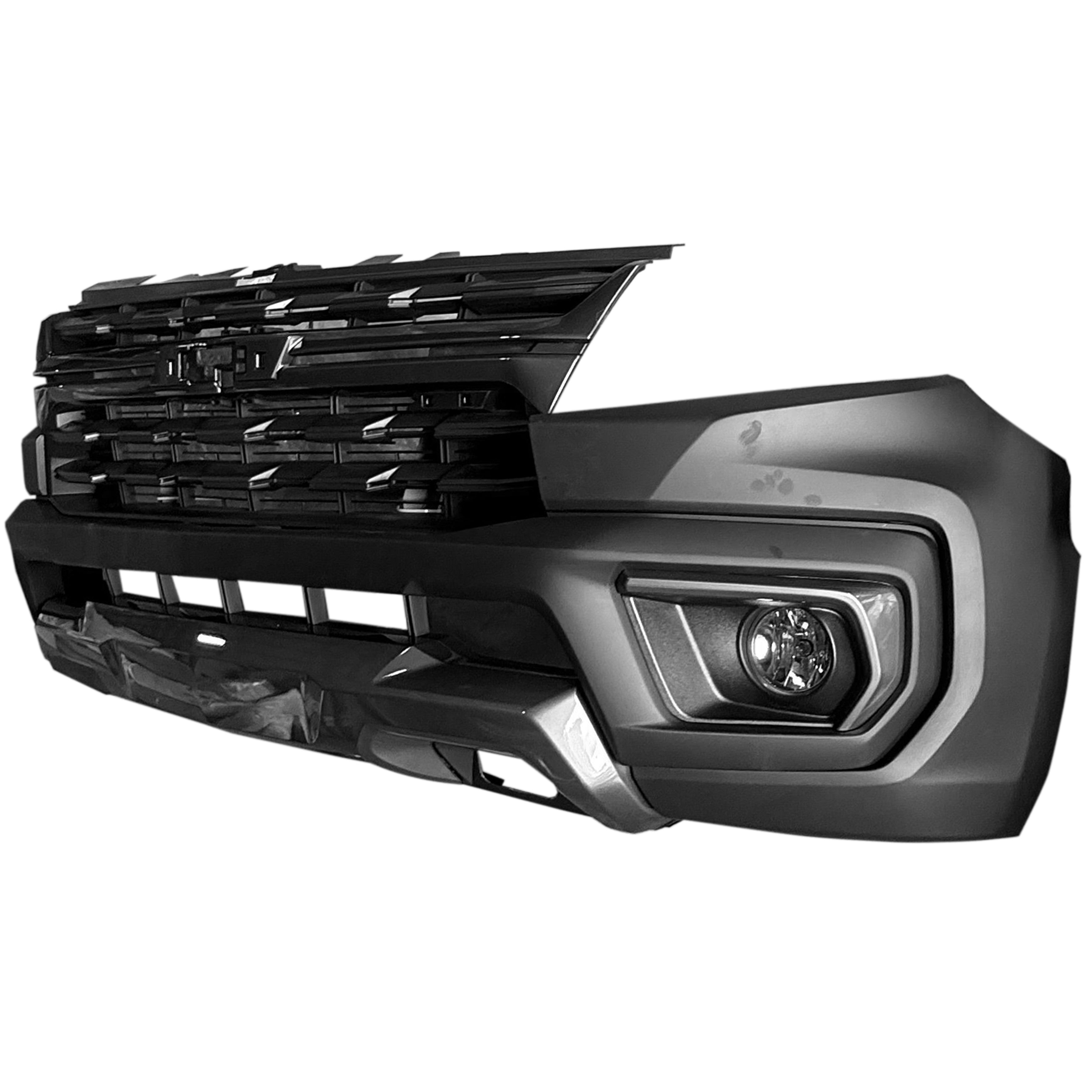 For 2021 2022 Chevy Colorado Front Bumper with Grilles & Fog Lights Assembly Set