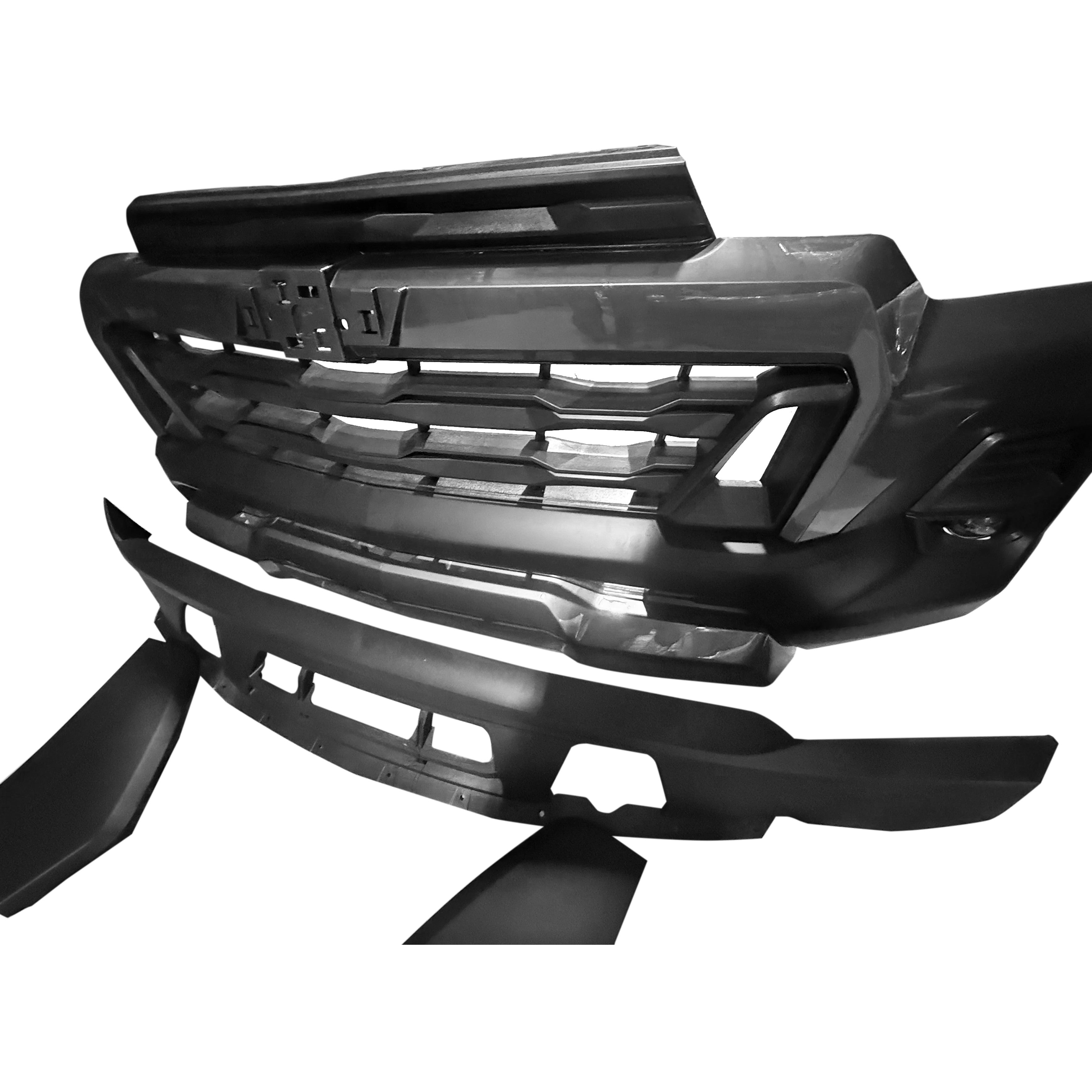 For 2023 2024 Chevy Colorado Front Bumper with Grilles & Fog Covers Guard Assembly Set