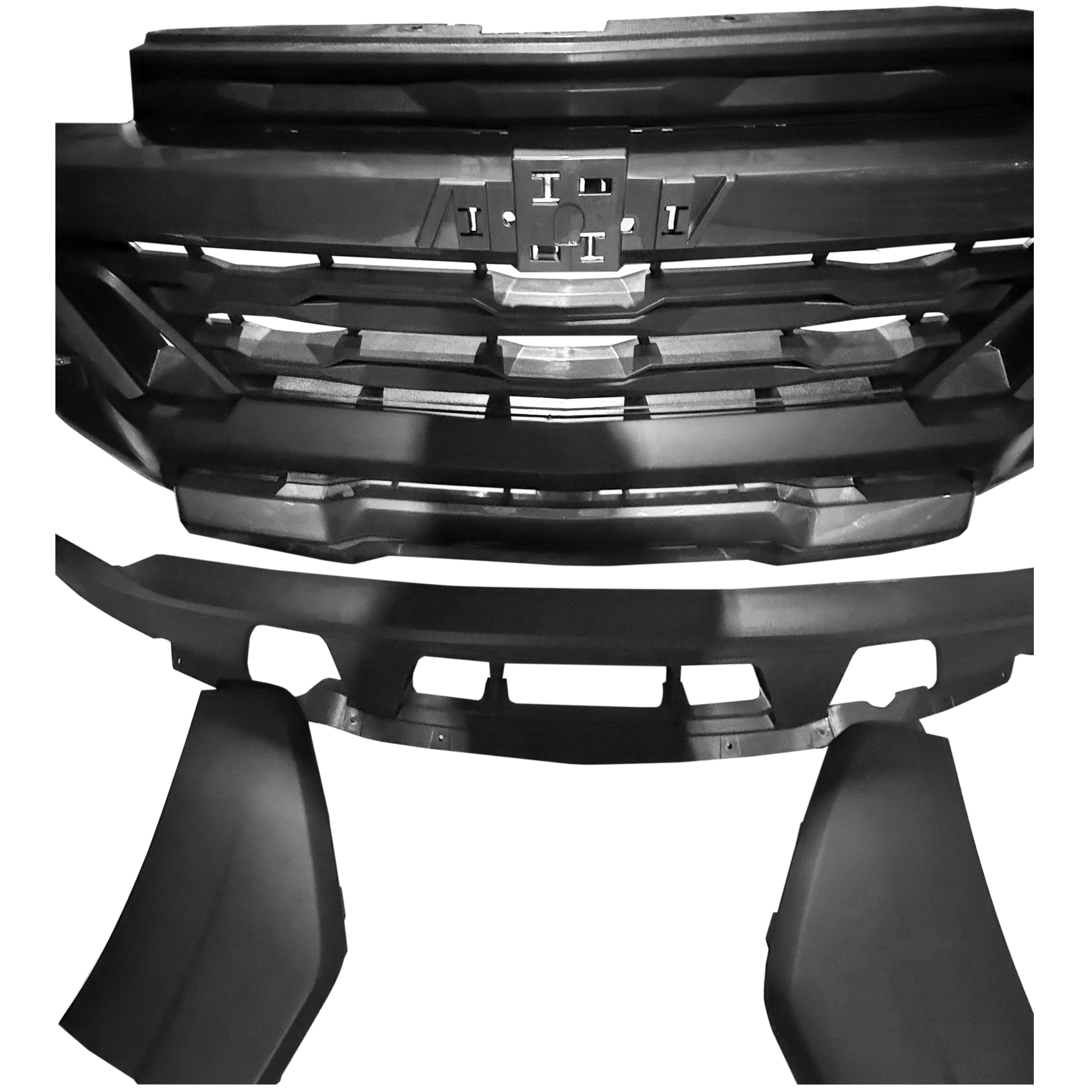 For 2023 2024 Chevy Colorado Front Bumper with Grilles & Fog Covers Guard Assembly Set