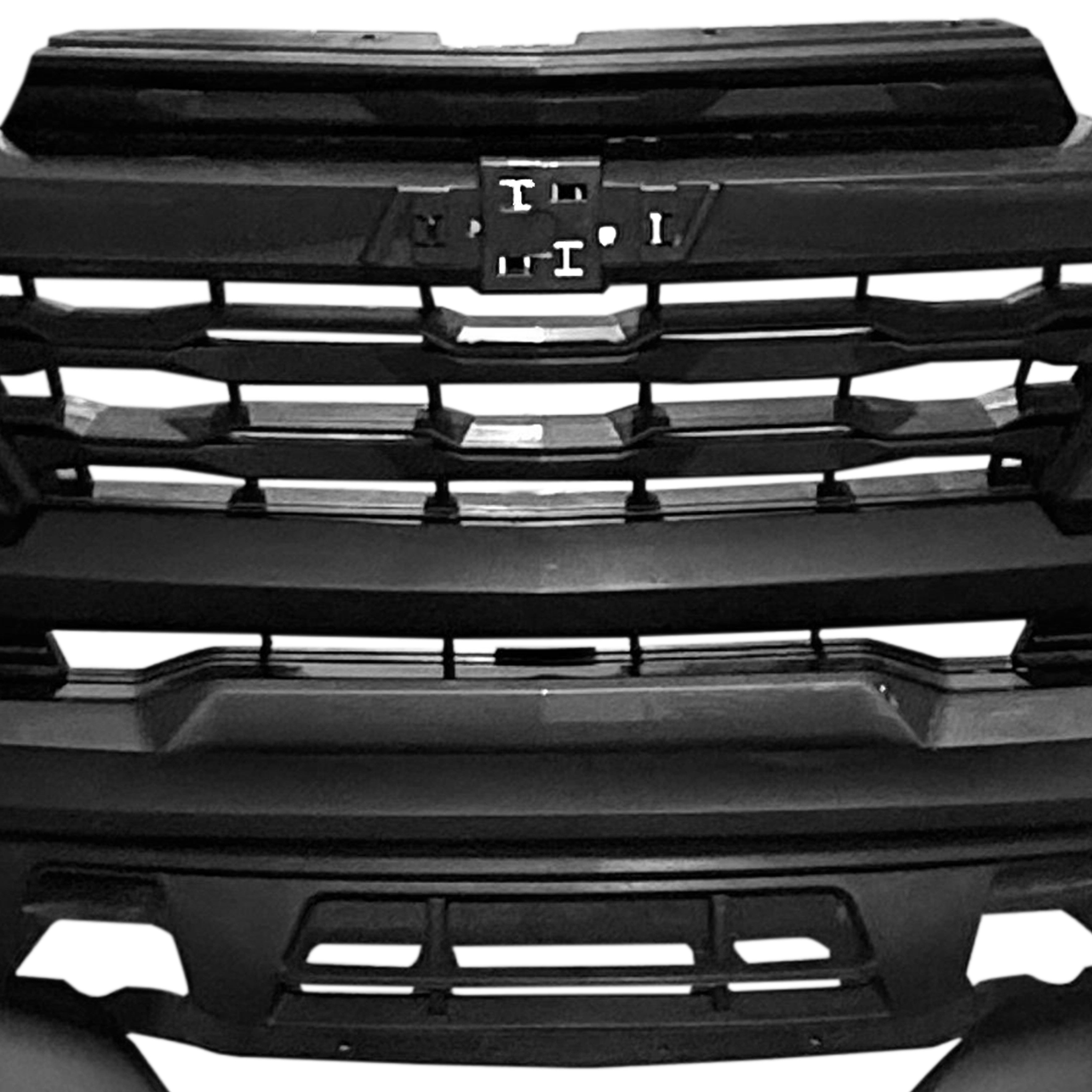 For 2023 2024 Chevy Colorado Front Bumper with Grilles & Fog Covers Guard Assembly Set