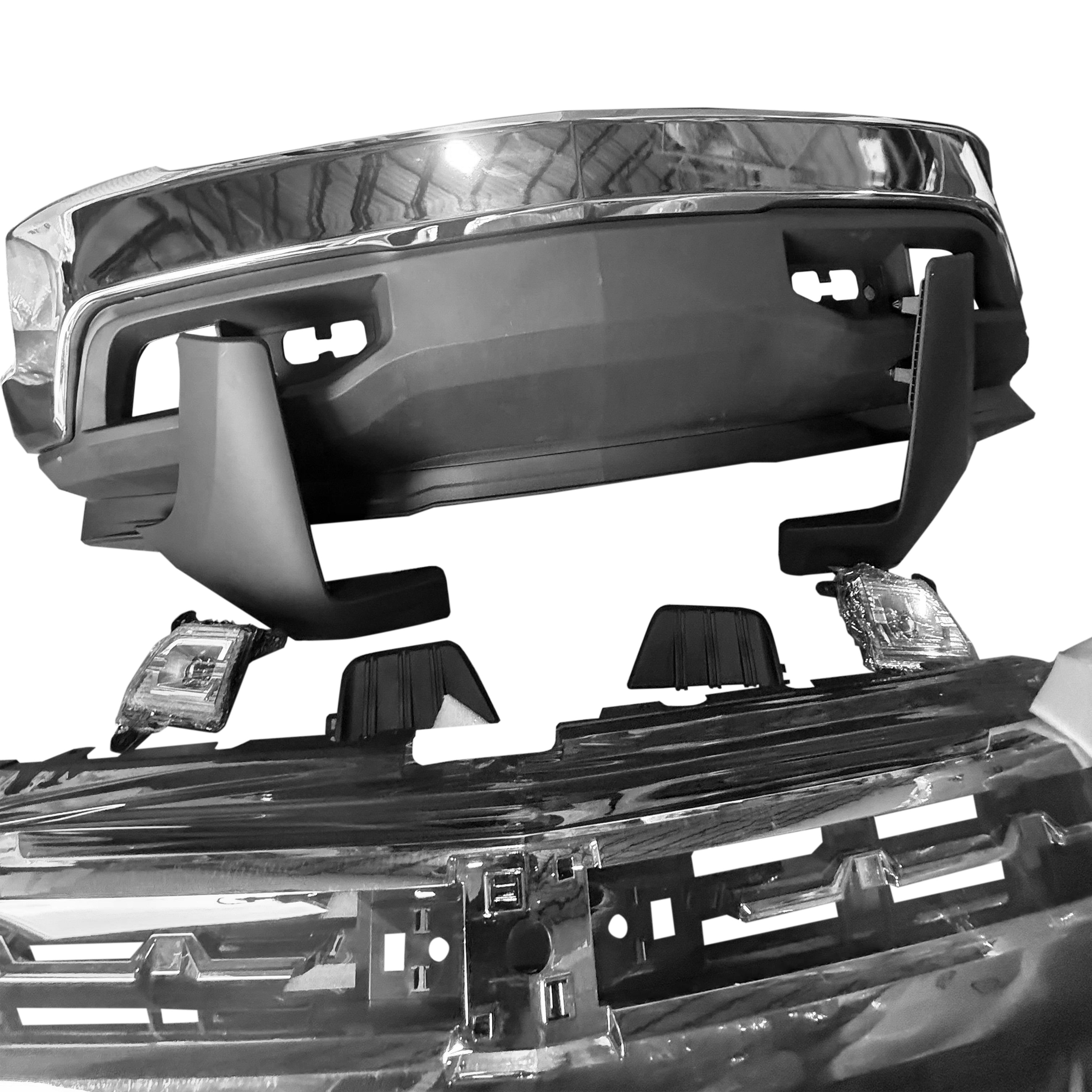 For 2022 2023 2024 Chevy Silverado 1500 Front Bumper with Grilles & Fog Lights Assembly Set