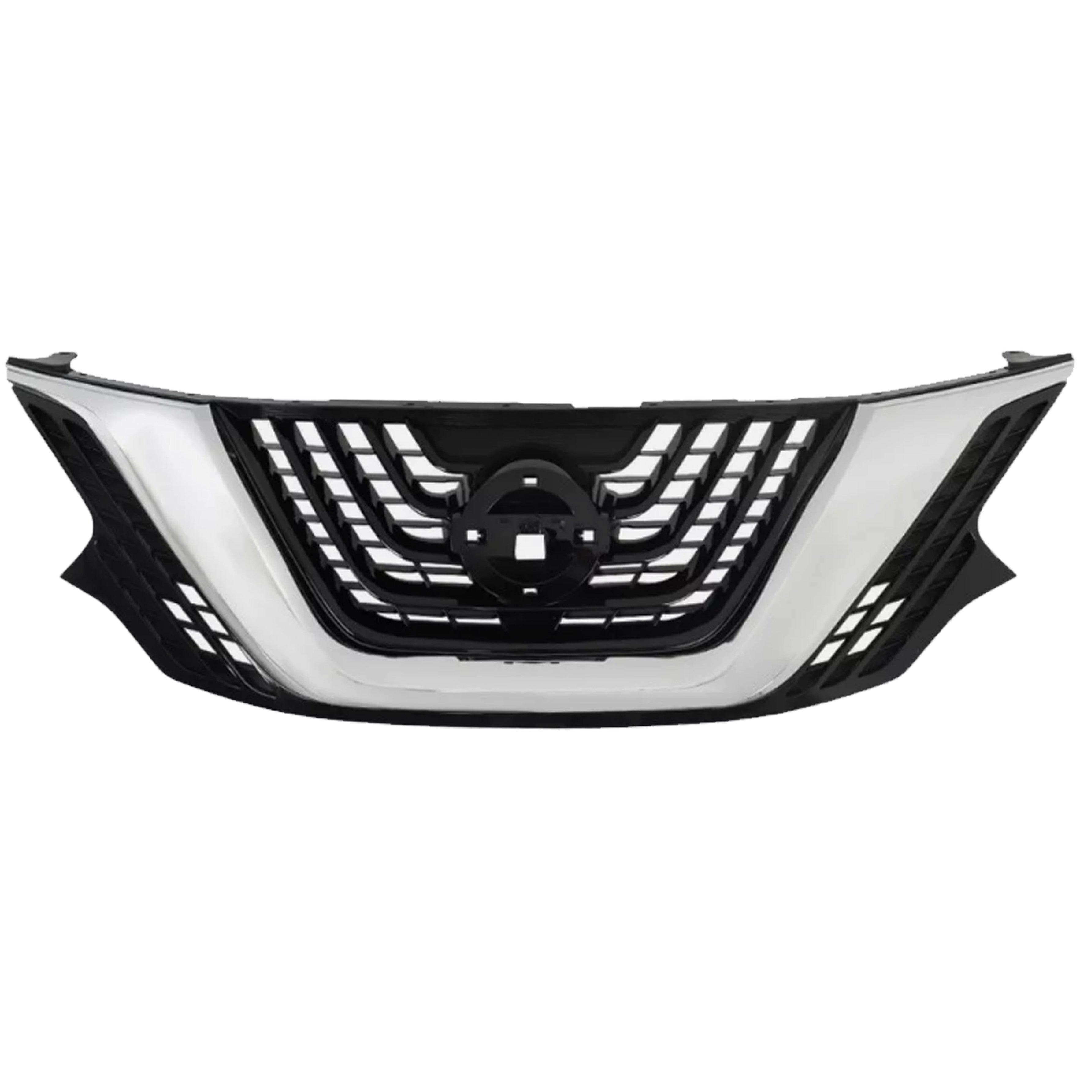 For 2015 2016 2017 2018 Nissan Murano Front Upper Bumper Grille Black with Chrome CM12XS73GL