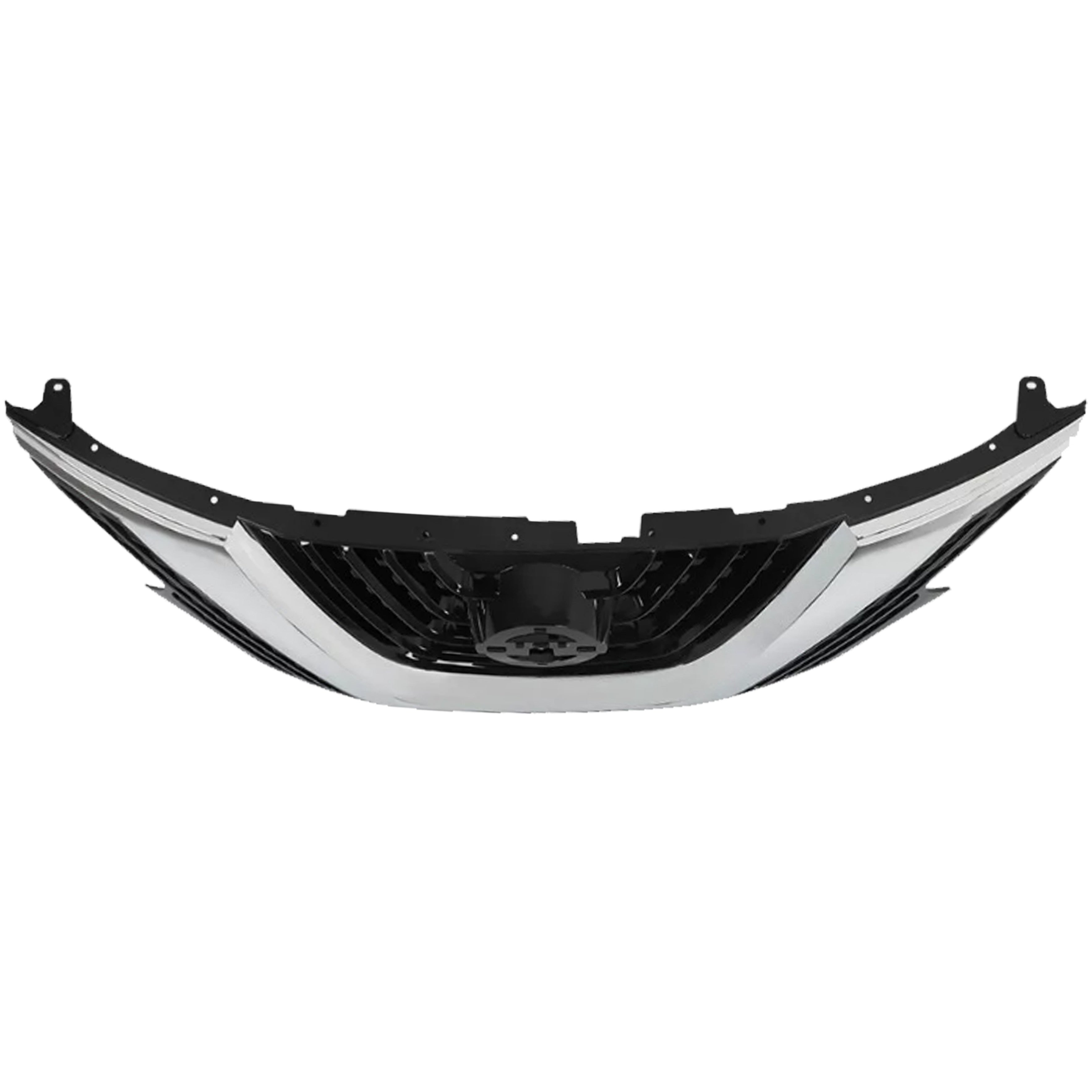 For 2015 2016 2017 2018 Nissan Murano Front Upper Bumper Grille Black with Chrome CM12XS73GL