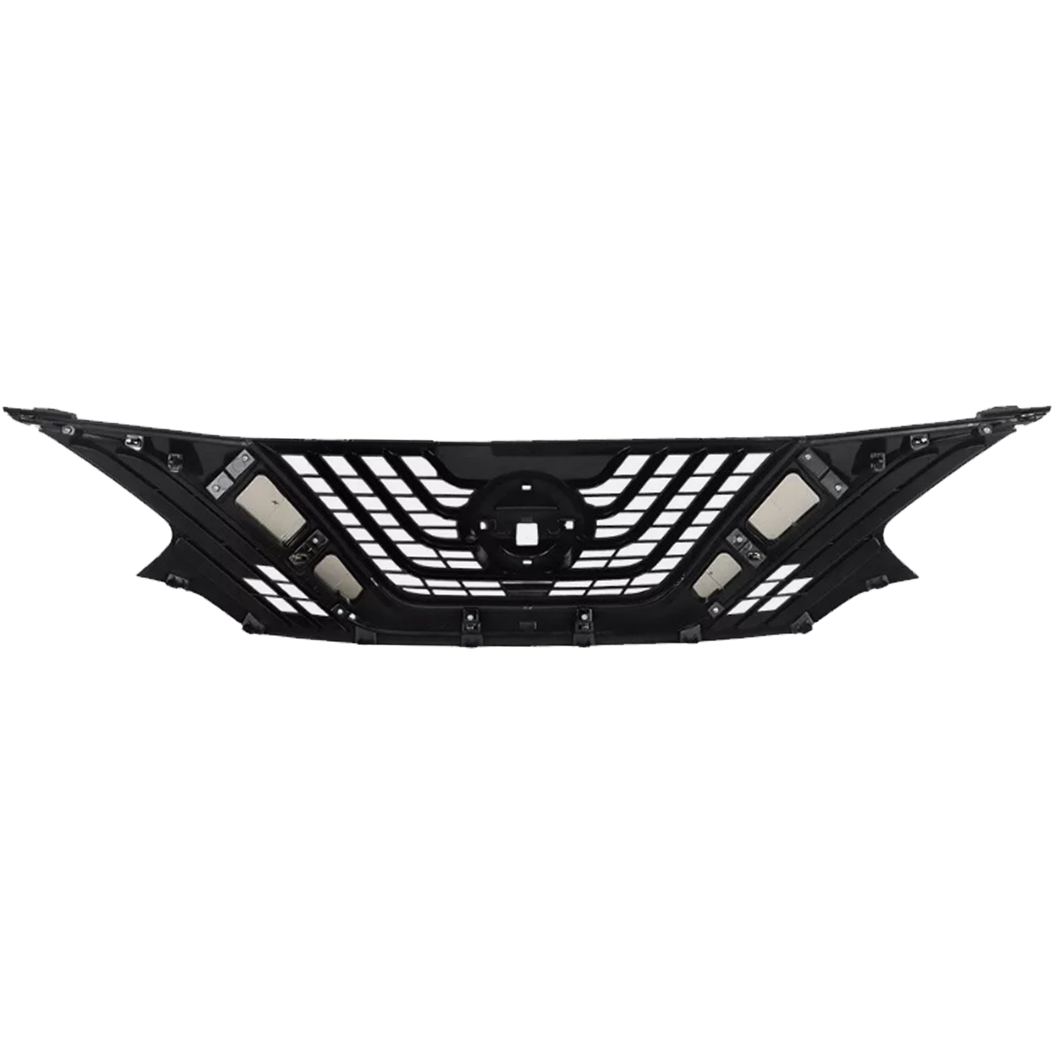 For 2015 2016 2017 2018 Nissan Murano Front Upper Bumper Grille Black with Chrome CM12XS73GL