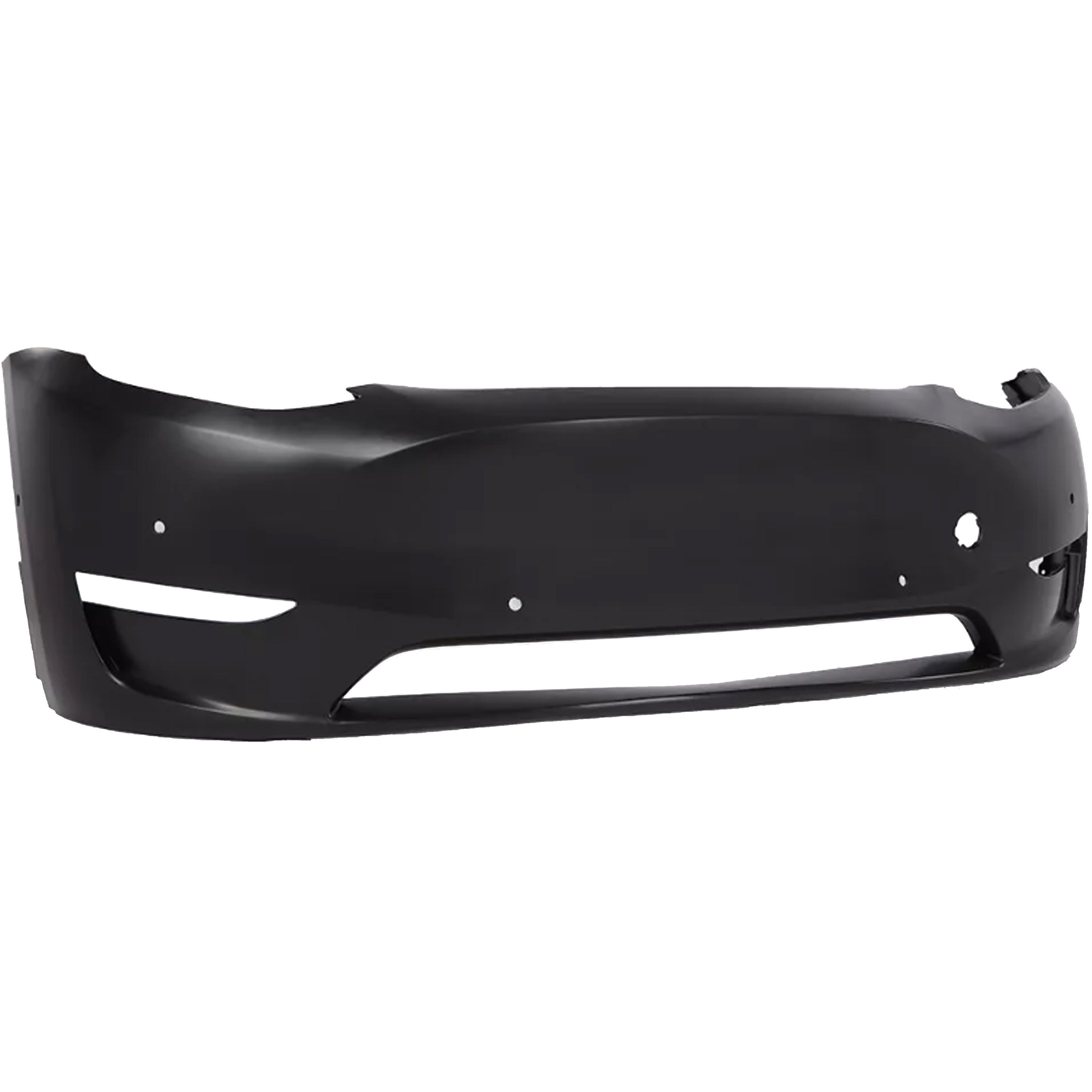 For 2020 2021 2022 2023 Tesla Model Y Front Bumper with 6 Sensor Holes with Lower Grille Assembly Set