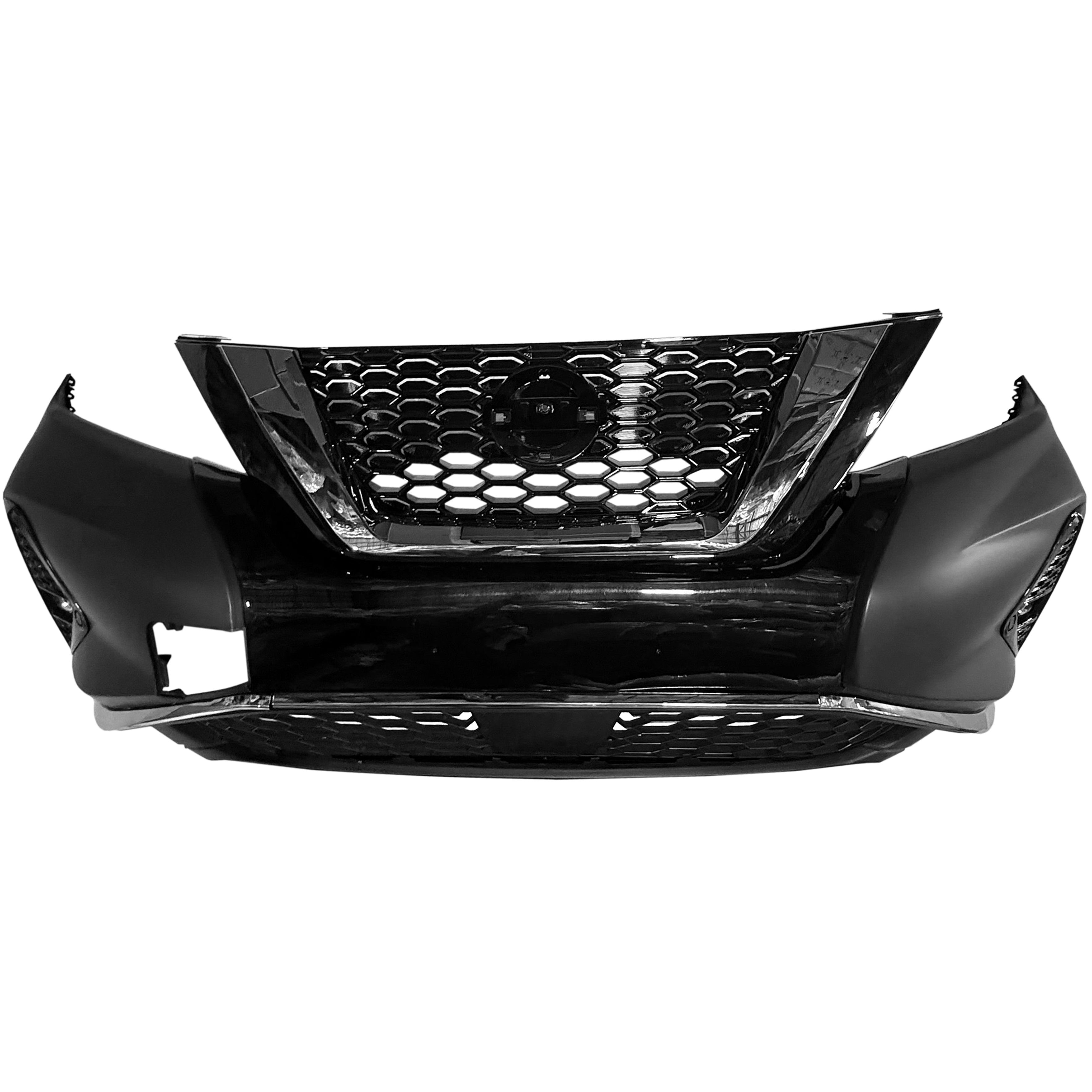For 2019 2020 2021 2022 2023 2024 Nissan Murano Front Bumper with Grilles and Fog Lights Assembly Set