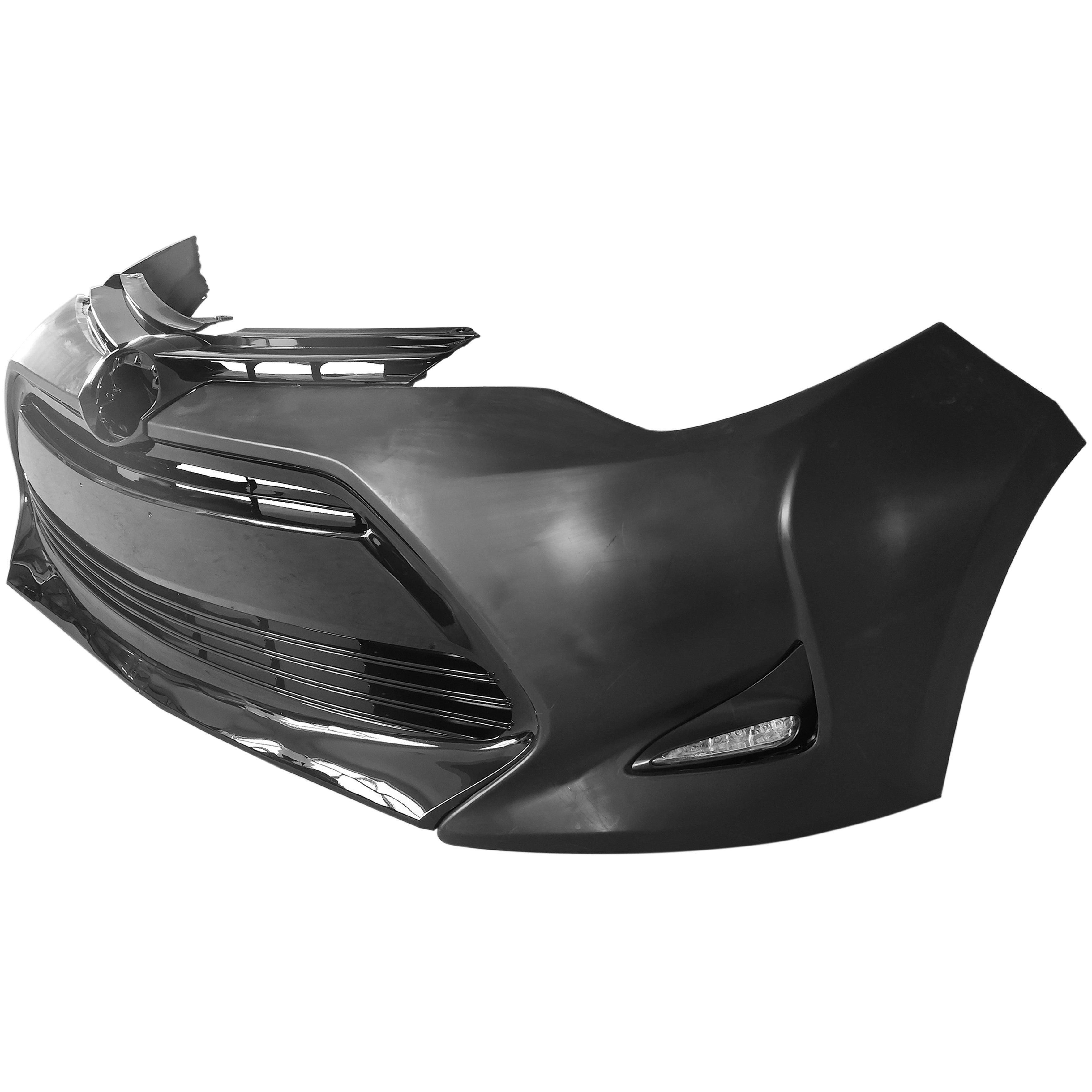 For 2017 2018 2019 Toyota Corolla LE Sedan Front Bumper with Grilles and Fog Lights Assembly Set