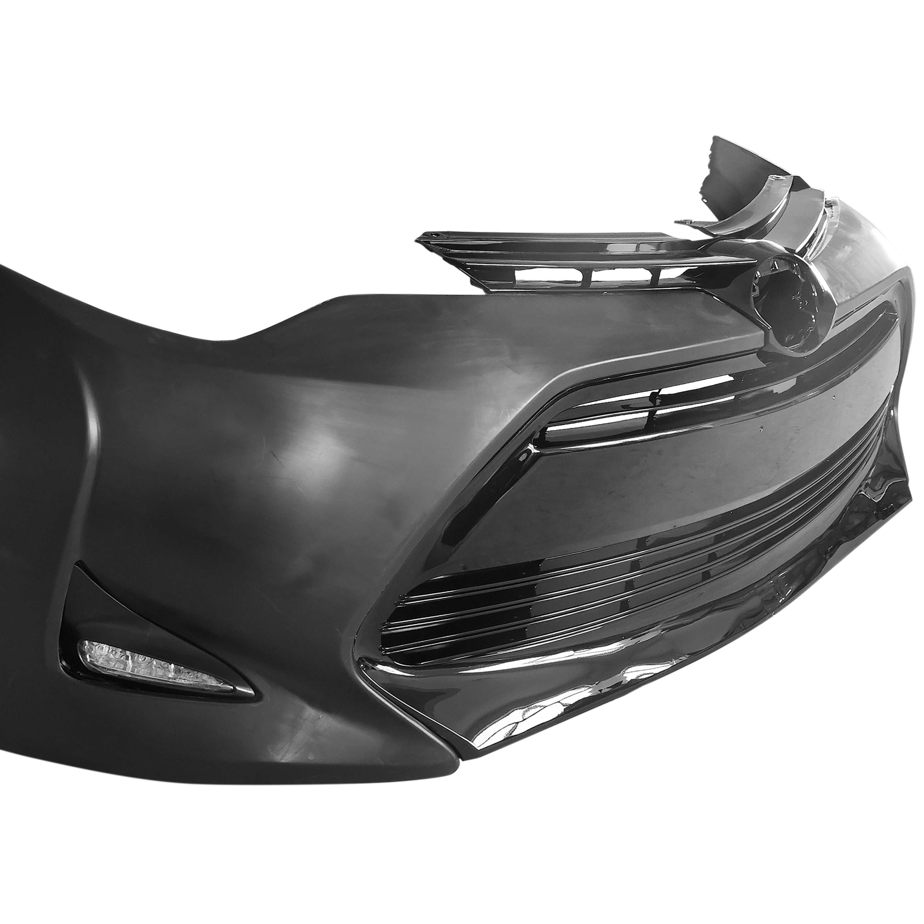 For 2017 2018 2019 Toyota Corolla LE Sedan Front Bumper with Grilles and Fog Lights Assembly Set