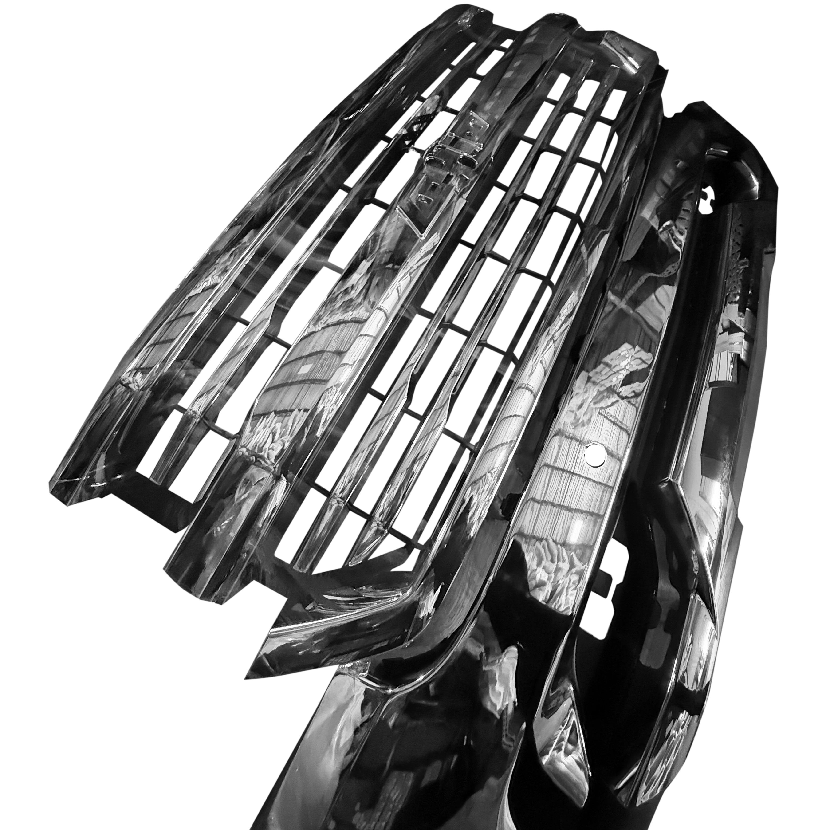 For 2016 2017 2018 Chevy Silverado 1500 Front Bumper with Grilles and Fog Lights Assembly Set