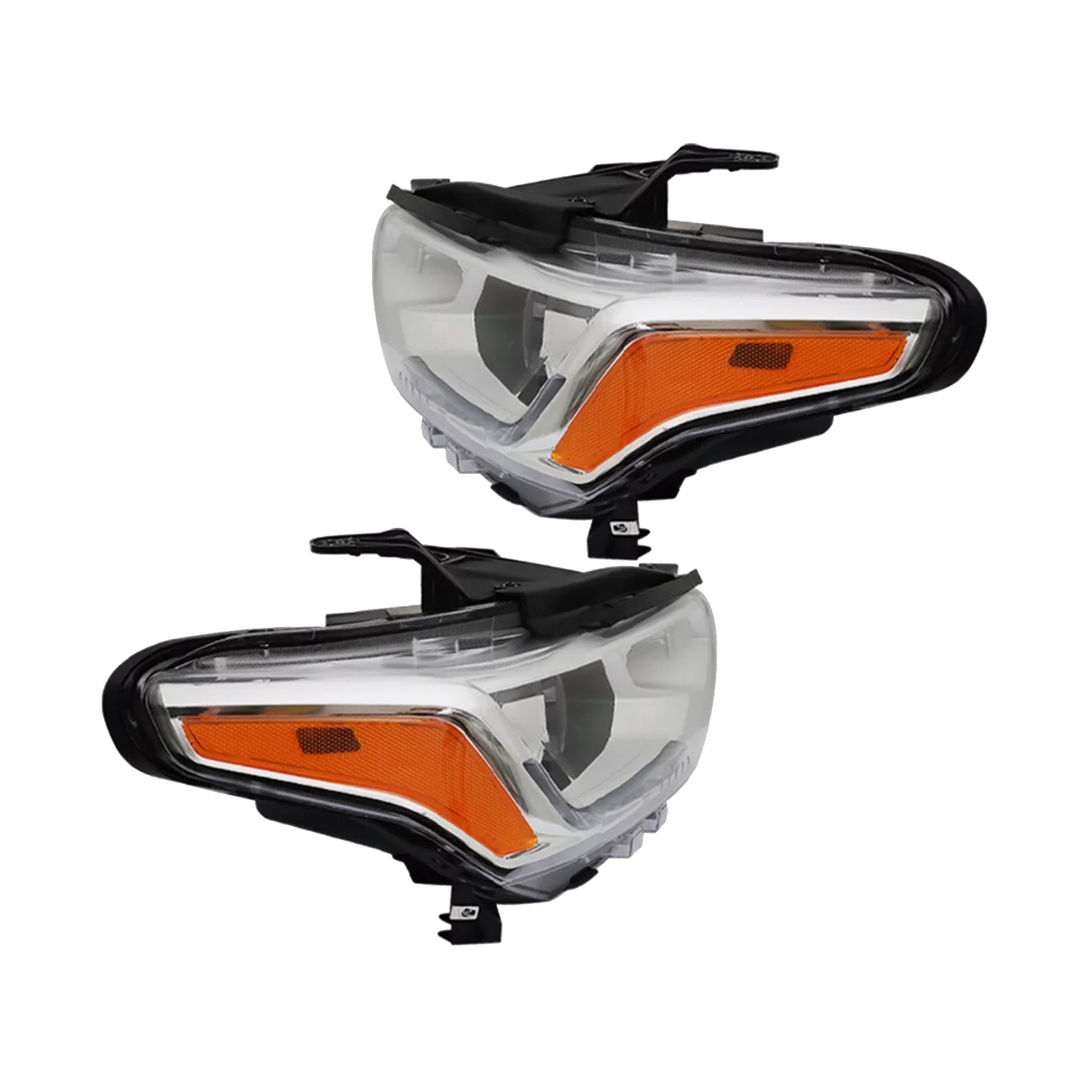 For 2018 2019 2020 2021 Chevrolet Traverse Headlight LED Assembly Left Right Driver Passenger Pair Set 2Pcs