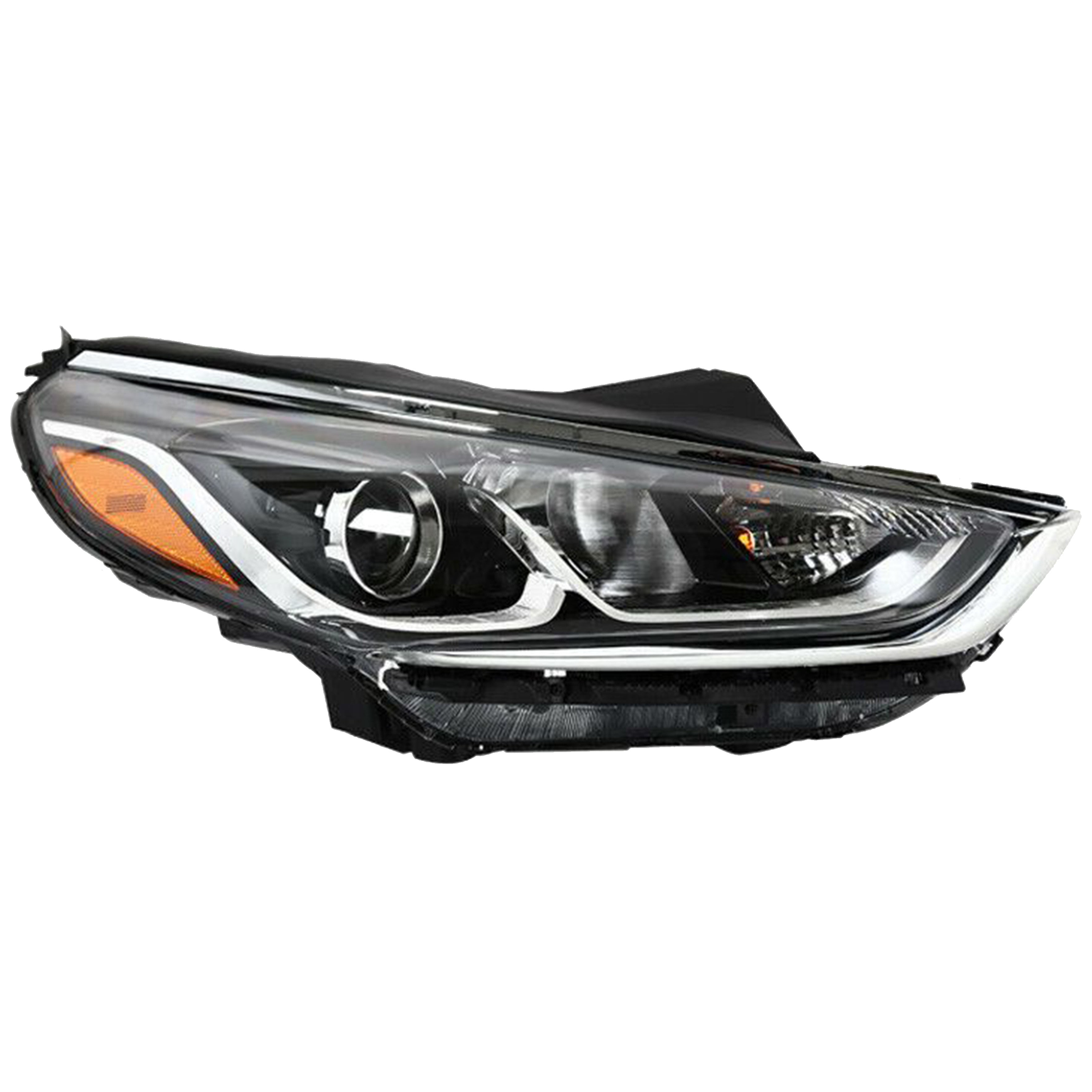 For 2018 2019 Hyundai Sonata Headlight Assembly Halogen With Bulbs Right Passenger Side