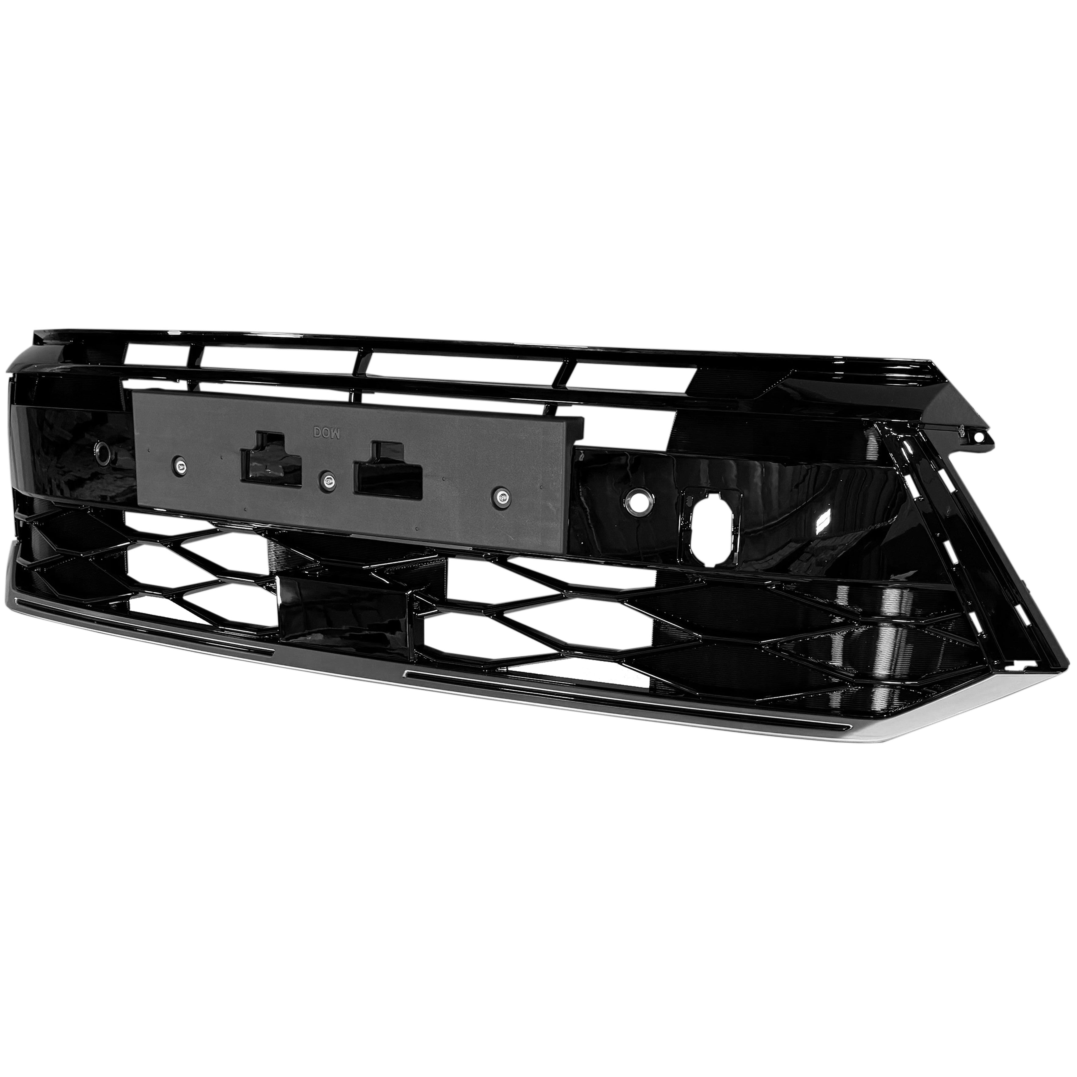 For 2024 2025 Hyundai Sonata Front Upper Bumper Grille Factory Replacement Black Grill