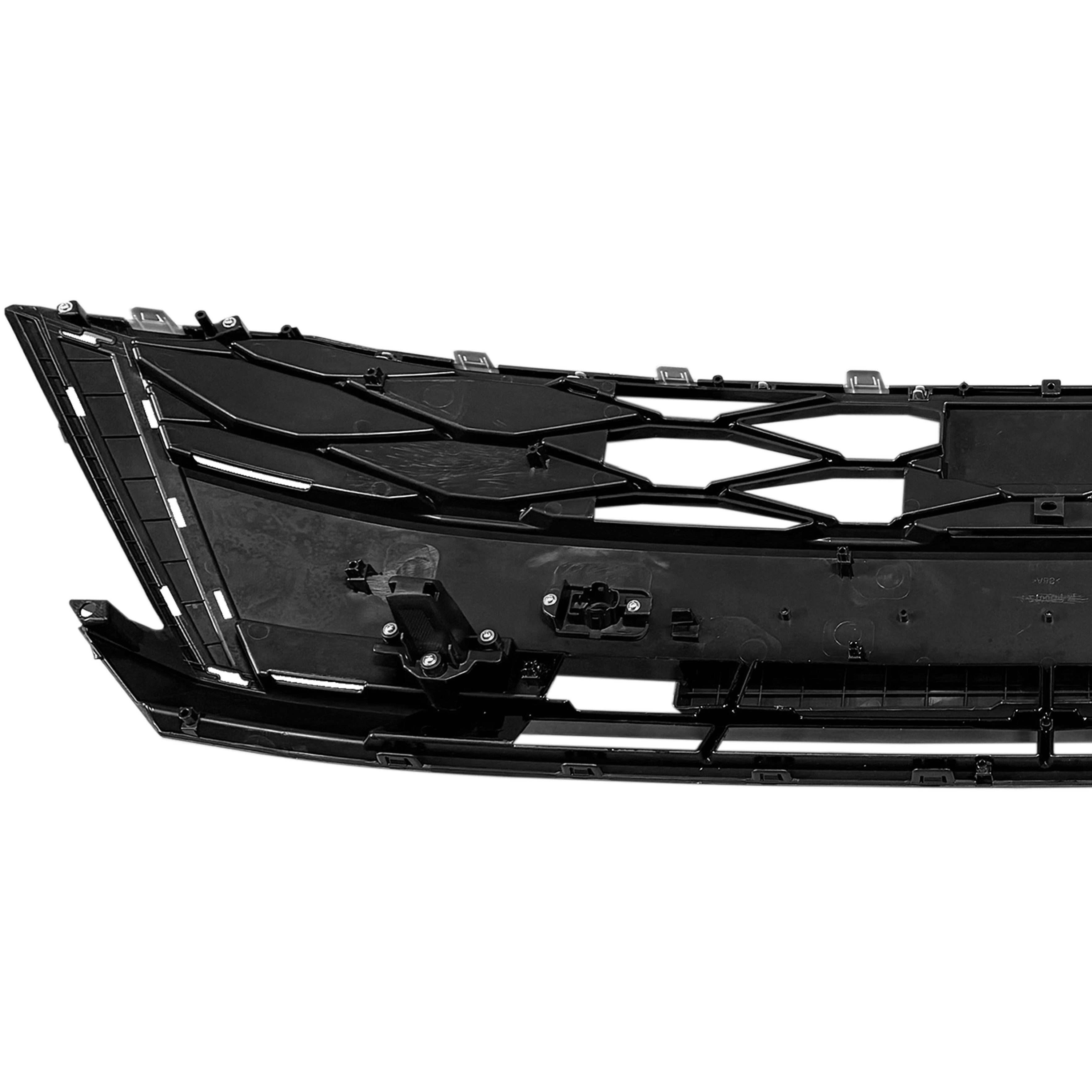 For 2024 2025 Hyundai Sonata Front Upper Bumper Grille Factory Replacement Black Grill