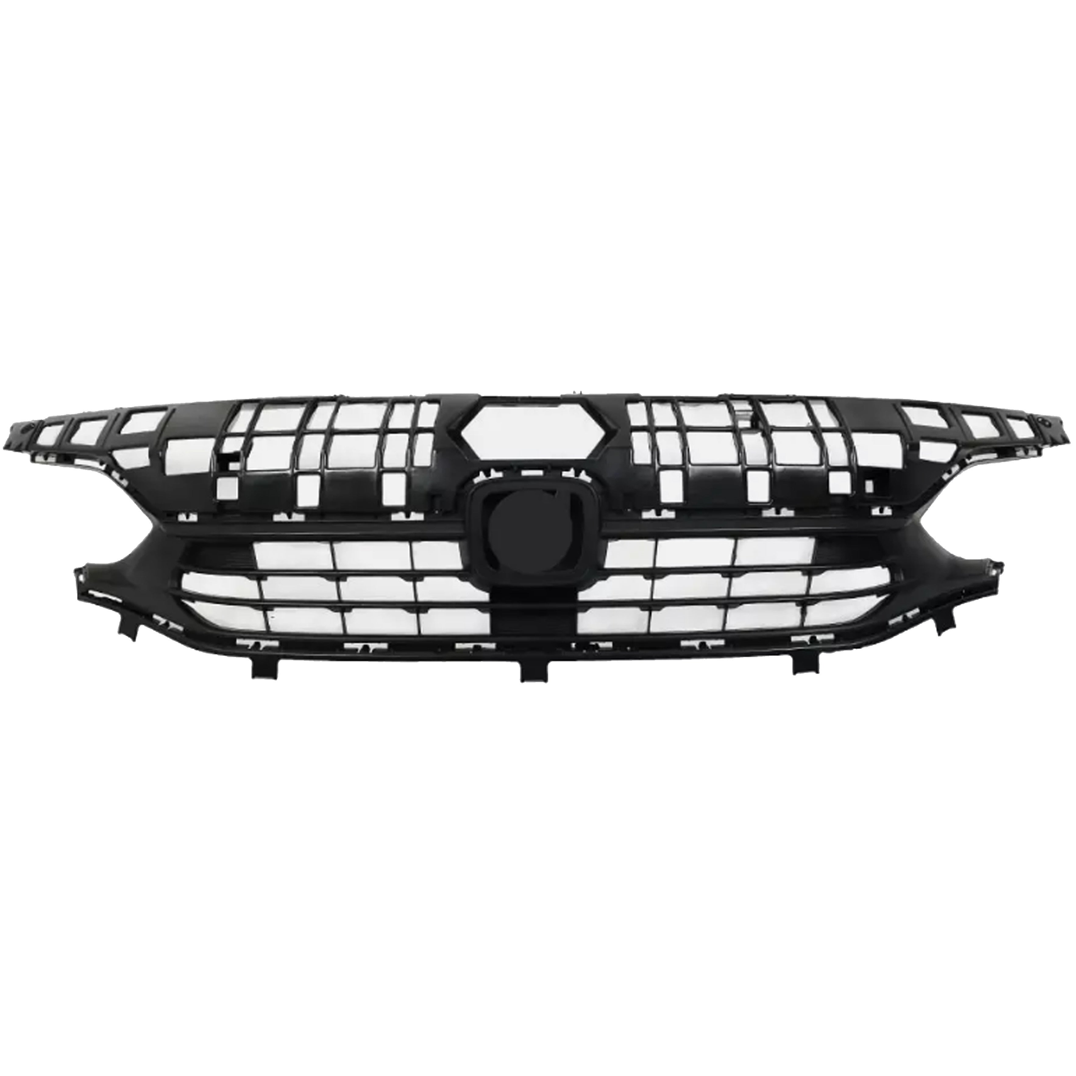 For 2022 2023 2024 Honda Civic Front Upper Bumper Grille Grill Factory Black Assembly