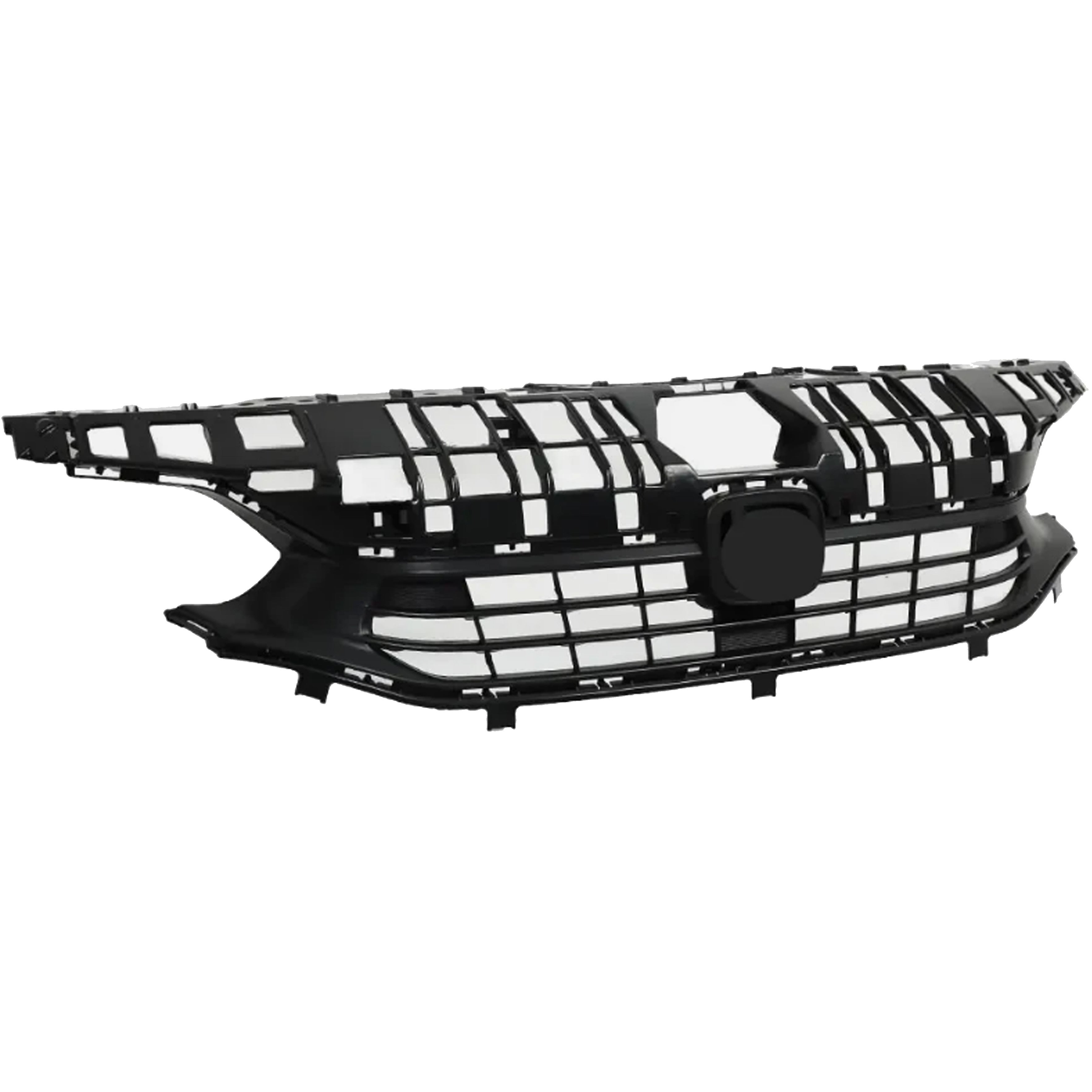 For 2022 2023 2024 Honda Civic Front Upper Bumper Grille Grill Factory Black Assembly