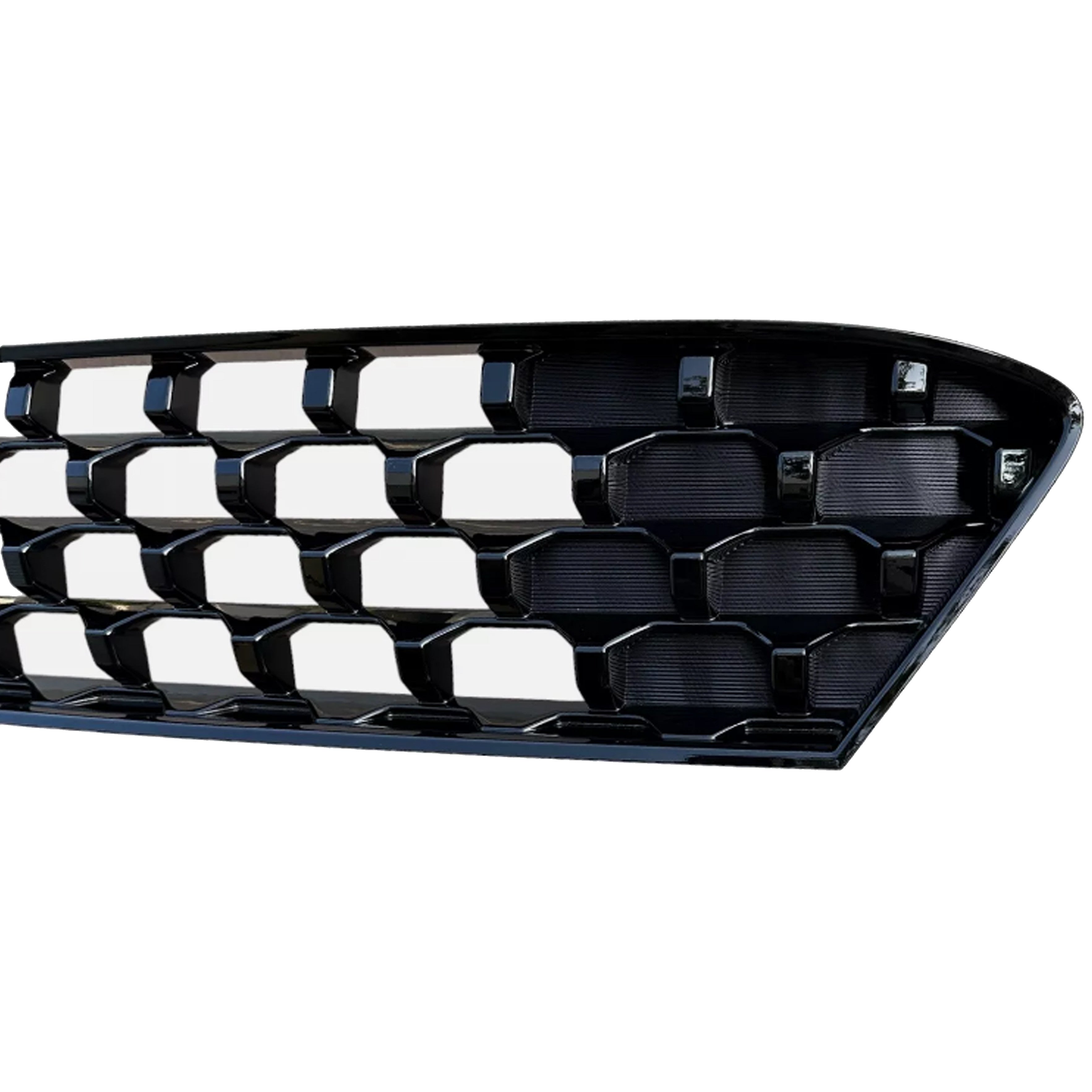 For 2021 2022 2023 Hyundai Kona Front Upper Bumper Grille Factory Grill Black Assembly