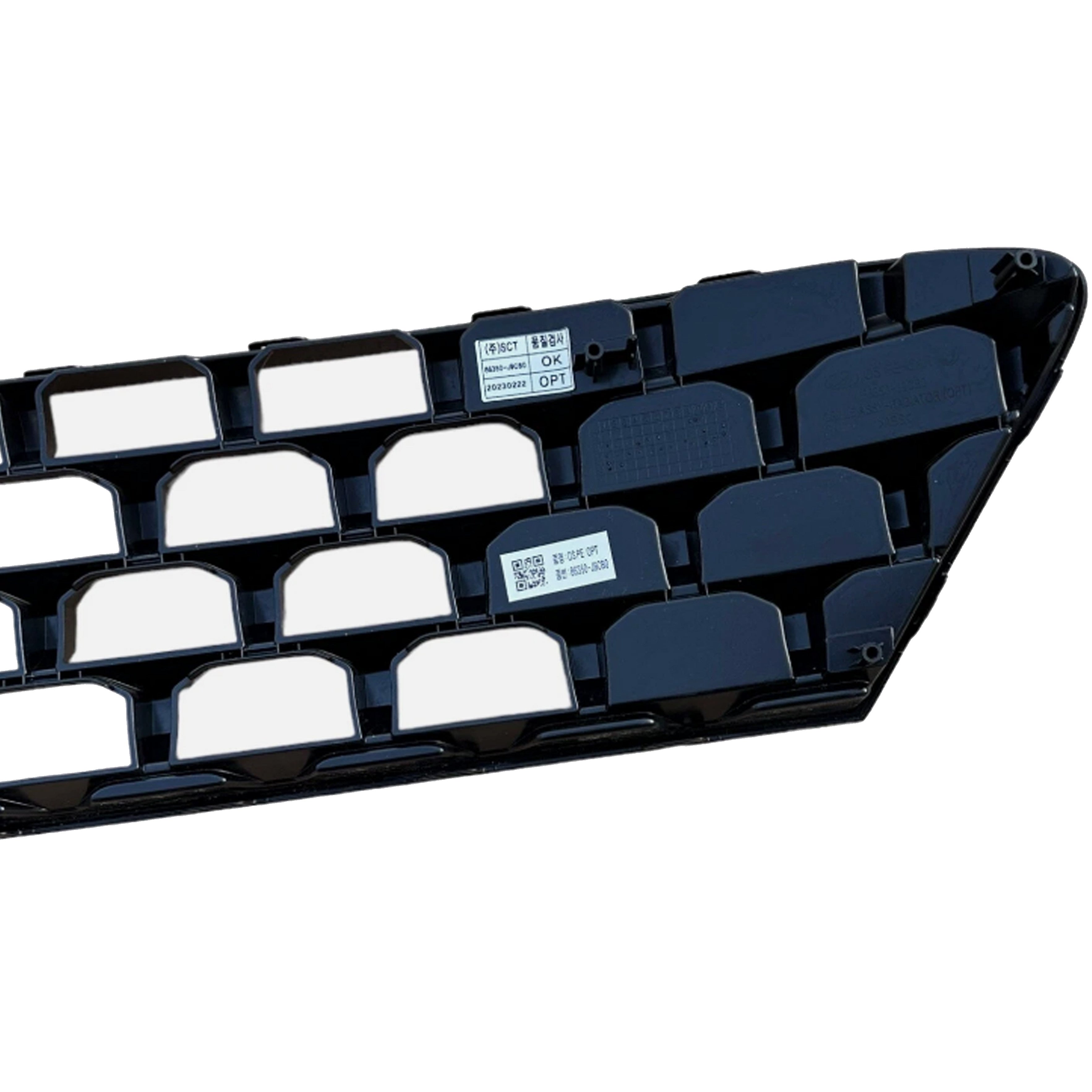 For 2021 2022 2023 Hyundai Kona Front Upper Bumper Grille Factory Grill Black Assembly