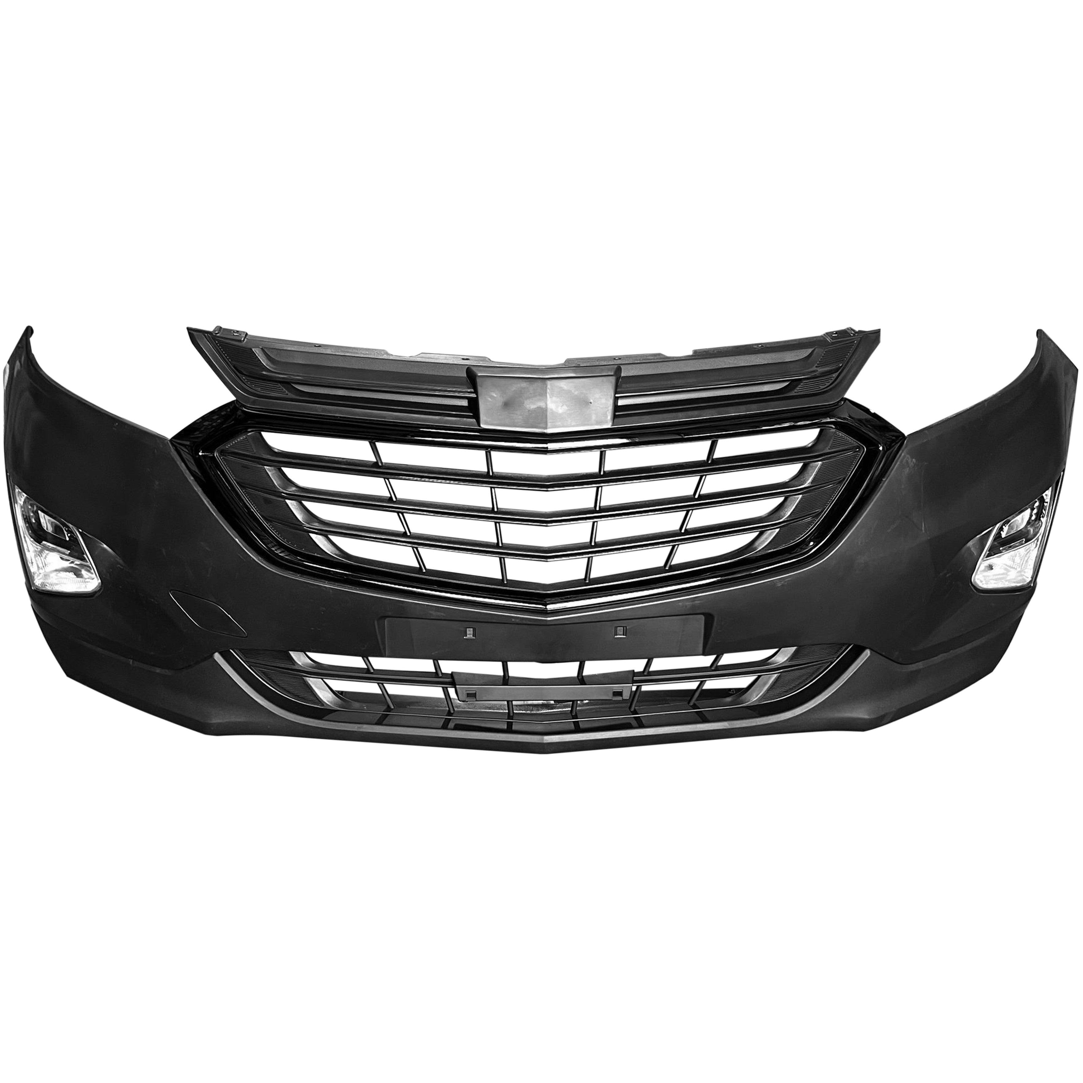 For 2018 2019 2020 2021 Chevy Equinox Front Bumper with Grilles & Fog Lights Assembly Set