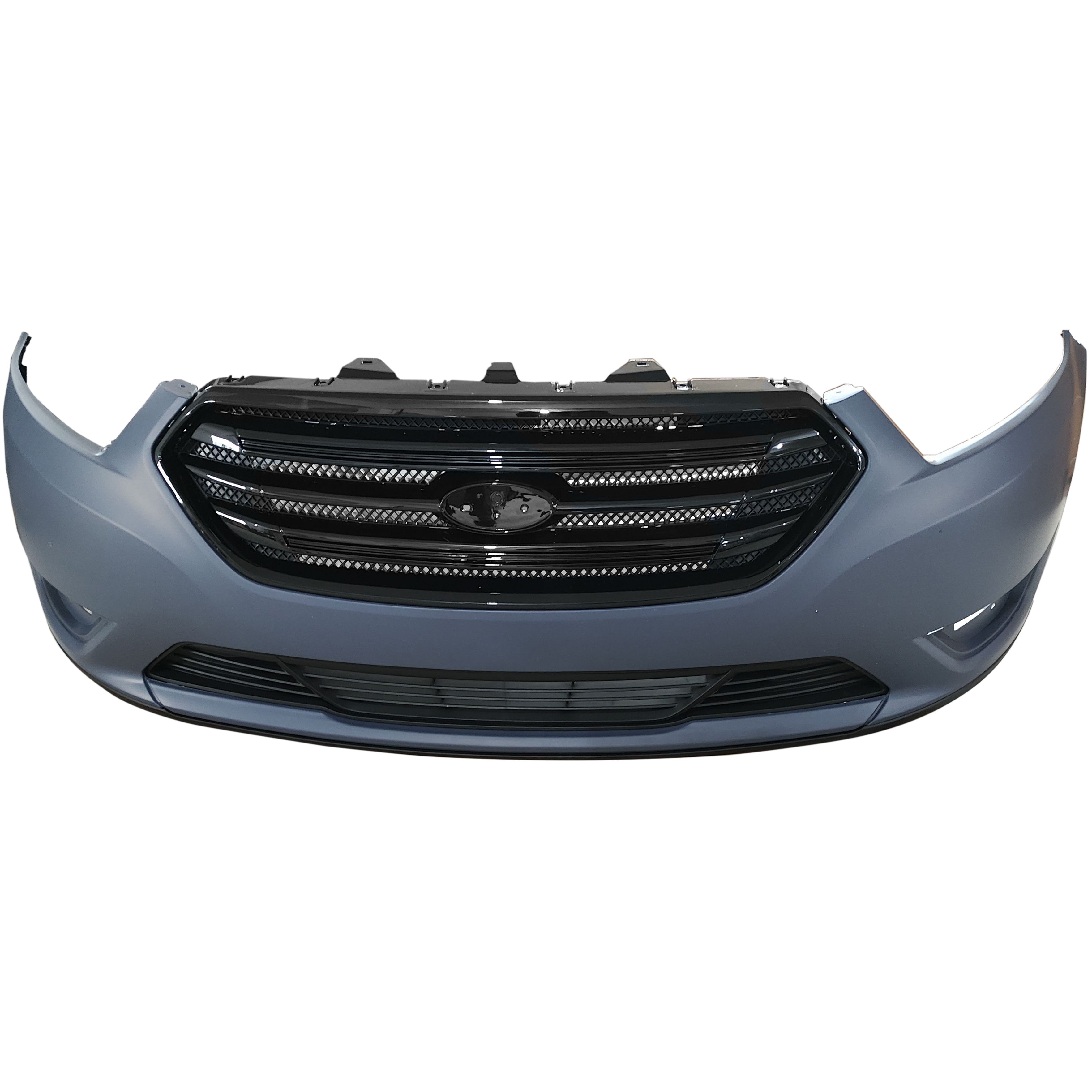 For 2013 2014 2015 2016 2017 2018 2019 Ford Taurus Front Bumper with Grilles Assembly Set