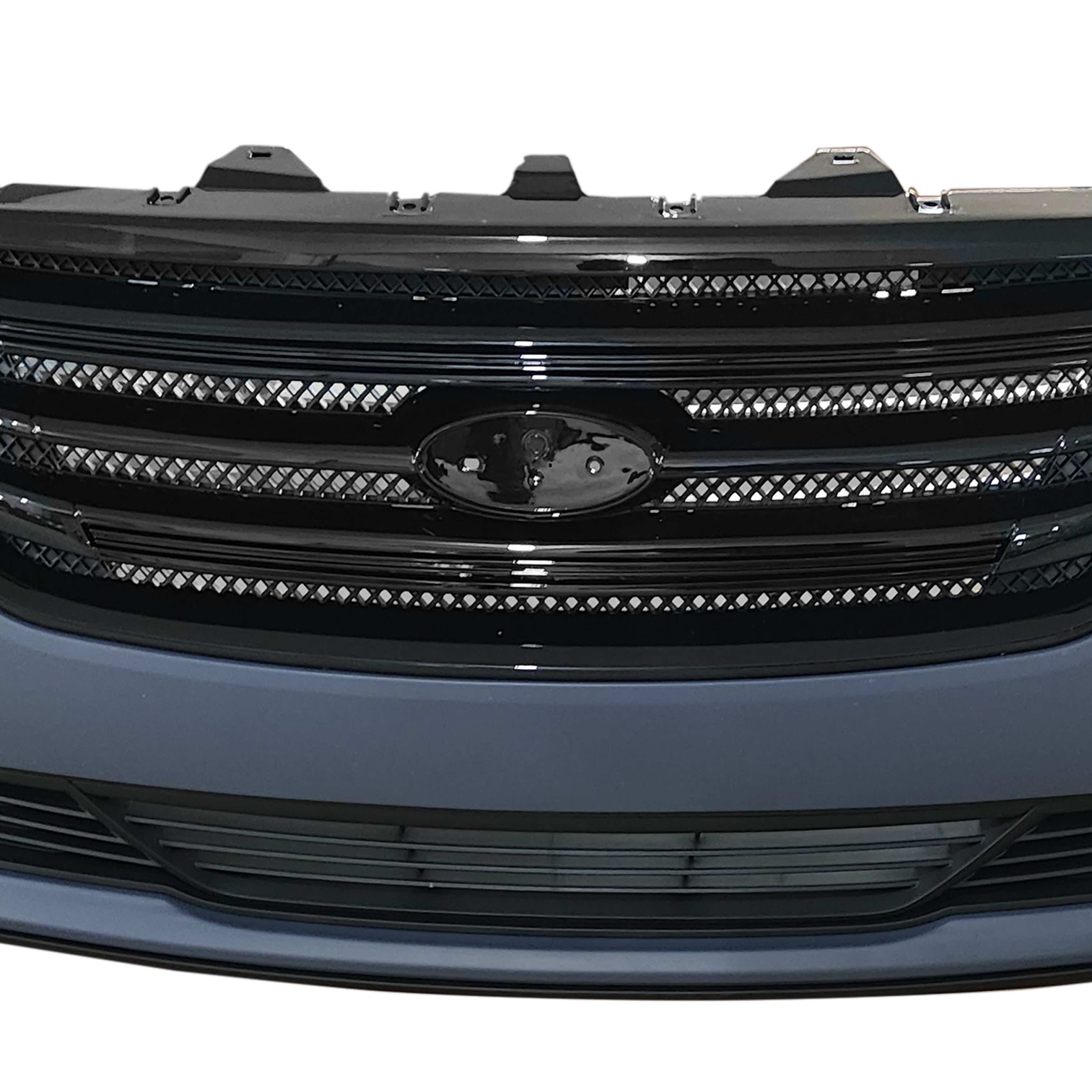 For 2013 2014 2015 2016 2017 2018 2019 Ford Taurus Front Bumper with Grilles Assembly Set