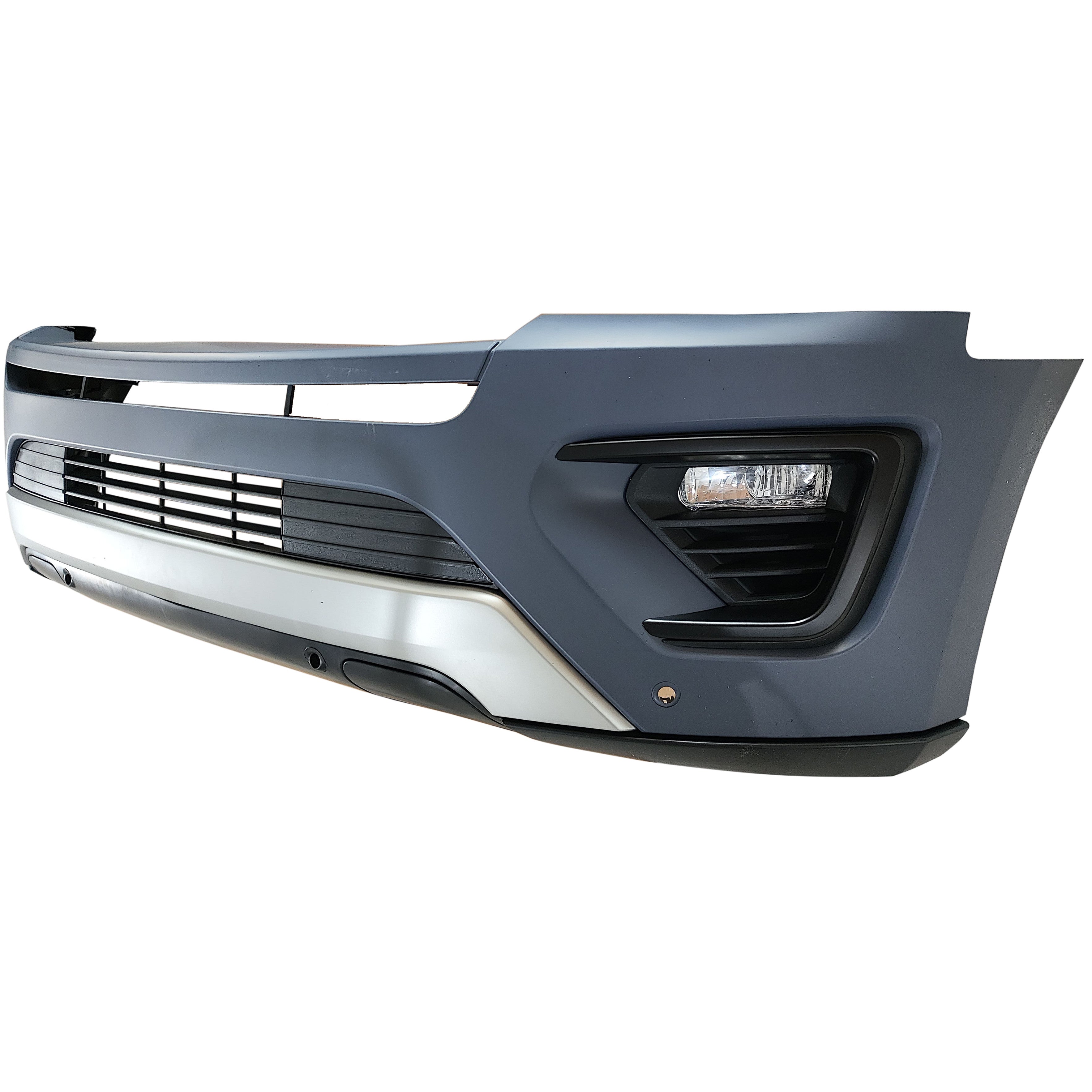 For 2018 2019 2020 2021 Ford Expedition Front Bumper with 4 Sensor Holes Assembly Set