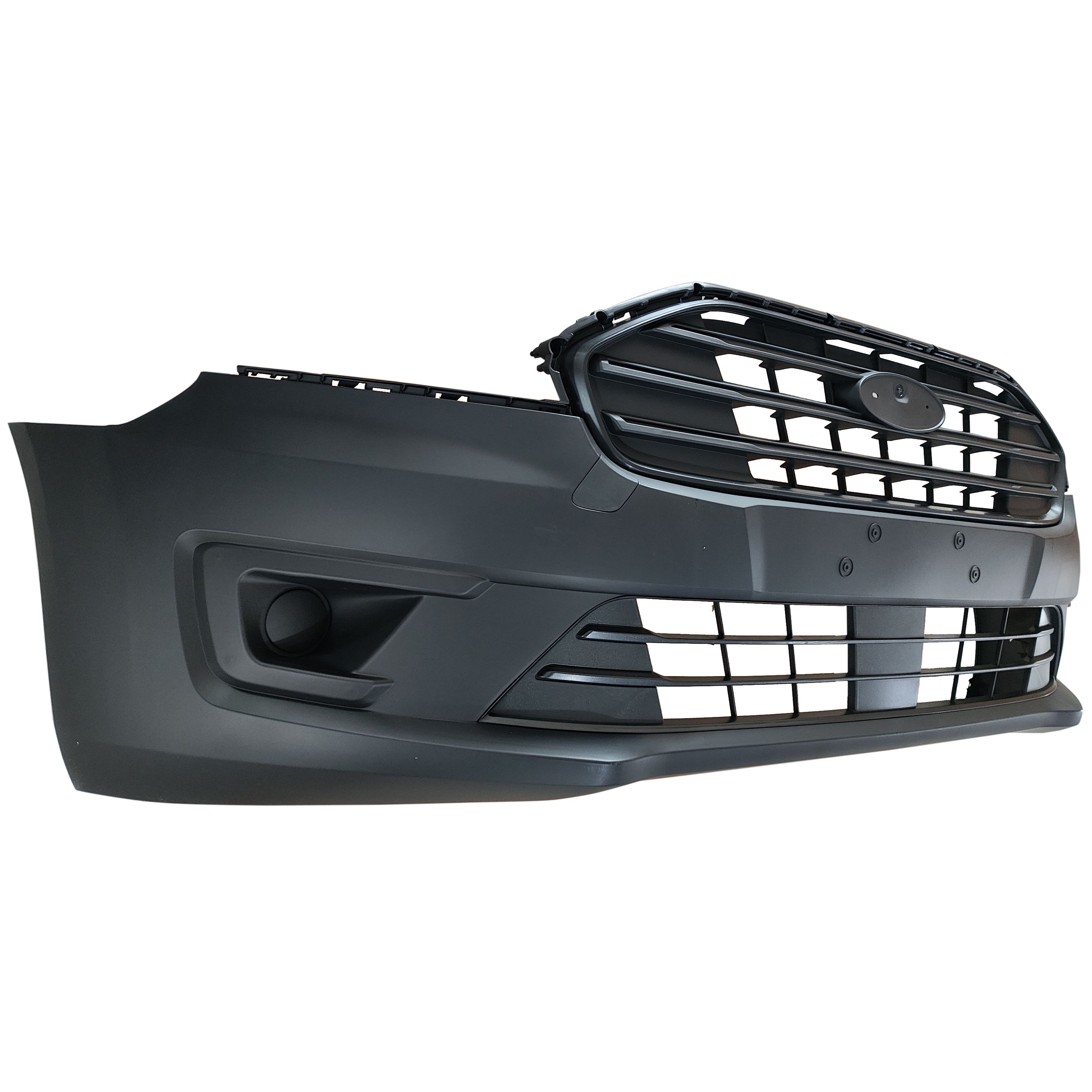 For 2018 2019 2020 2021 Ford Transit Connect Front Bumper with Grille Assembly Set