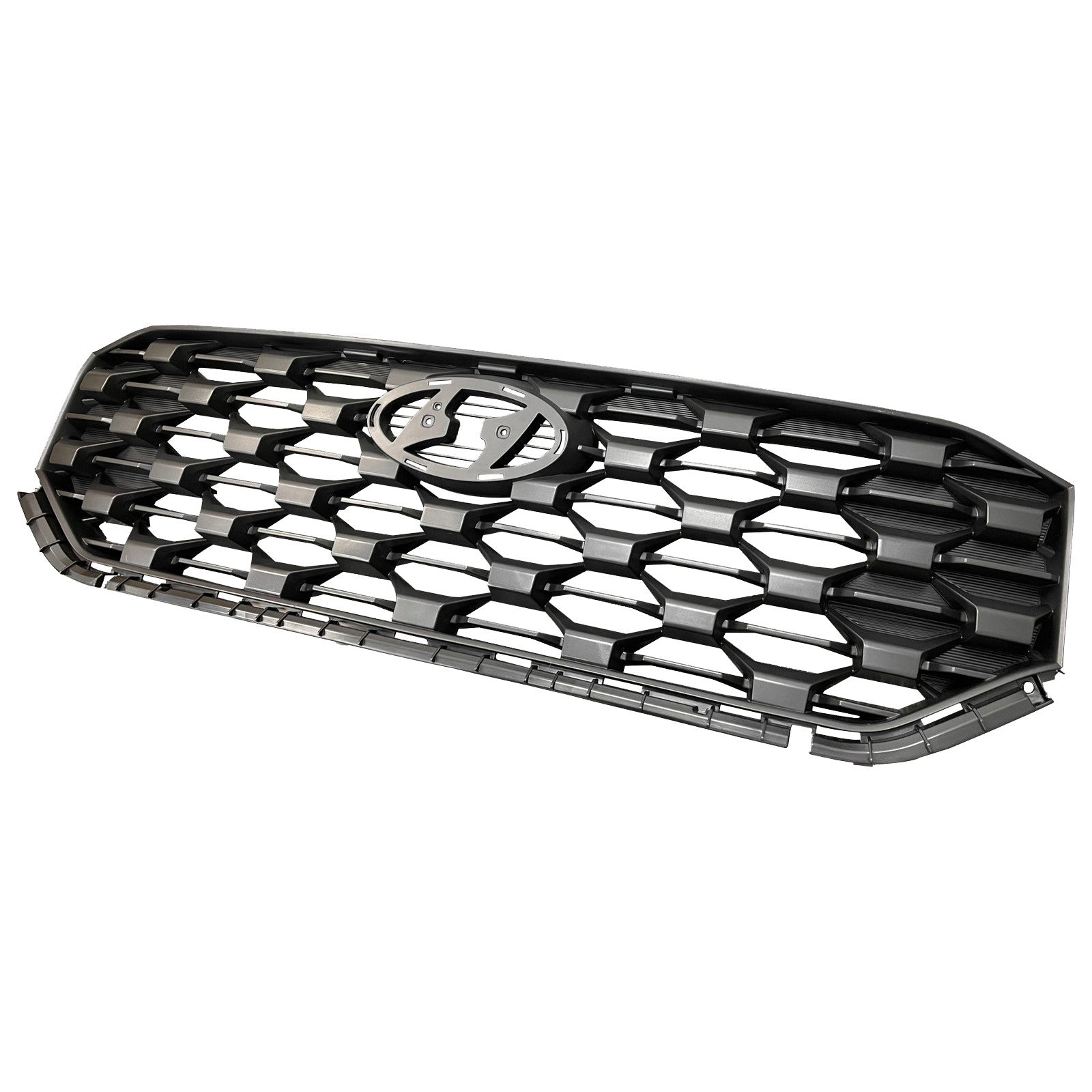 For 2021 2022 2023 Hyundai Santa Fe Front Upper Grille Black Assembly 86350S2500