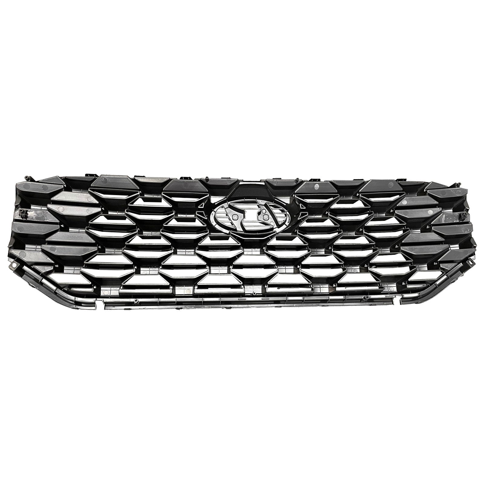 For 2021 2022 2023 Hyundai Santa Fe Front Upper Grille Black Assembly 86350S2500