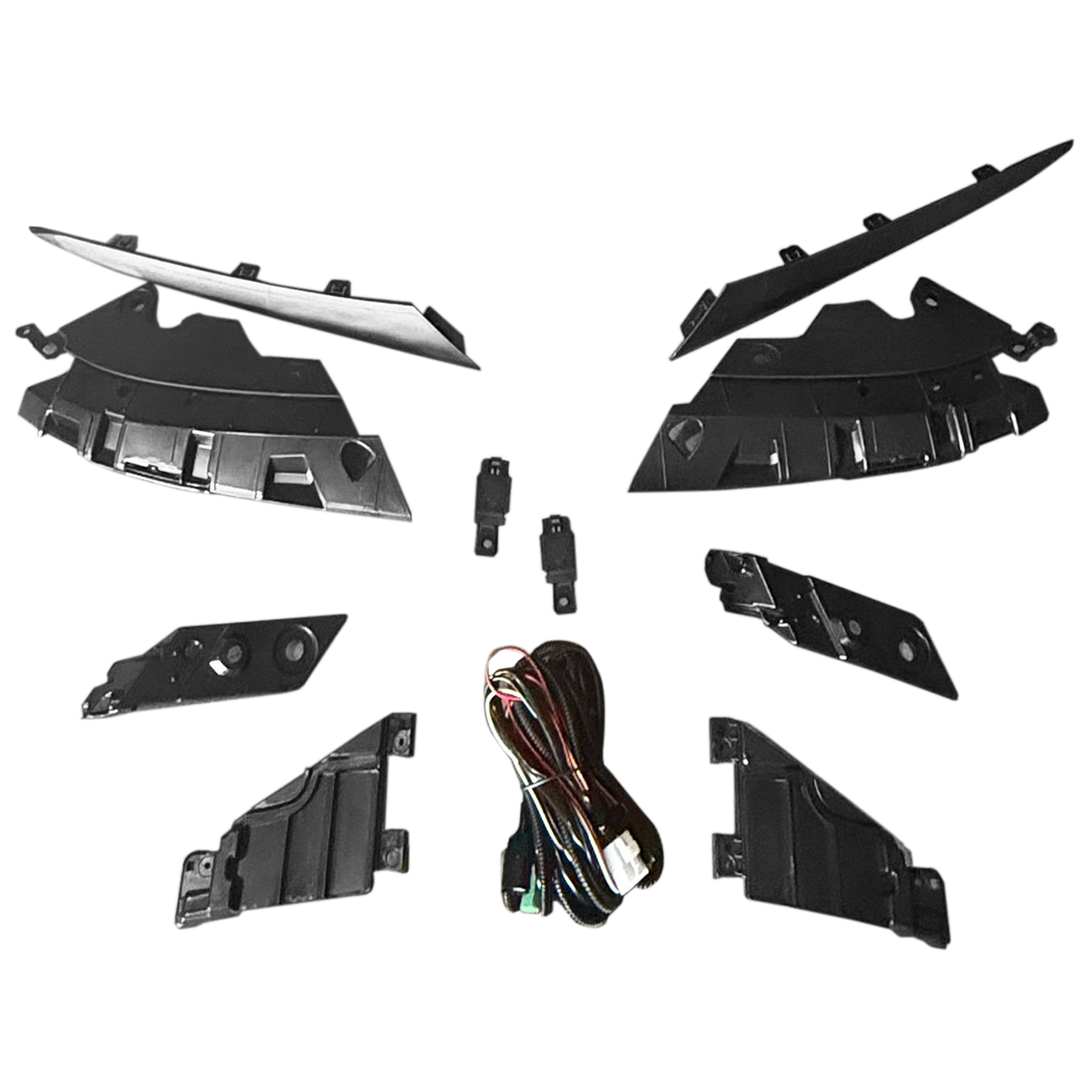 For 2022 2023 2024 2025 Honda Civic Sedan Front Bumper with Grilles and License Plate Assembly Set